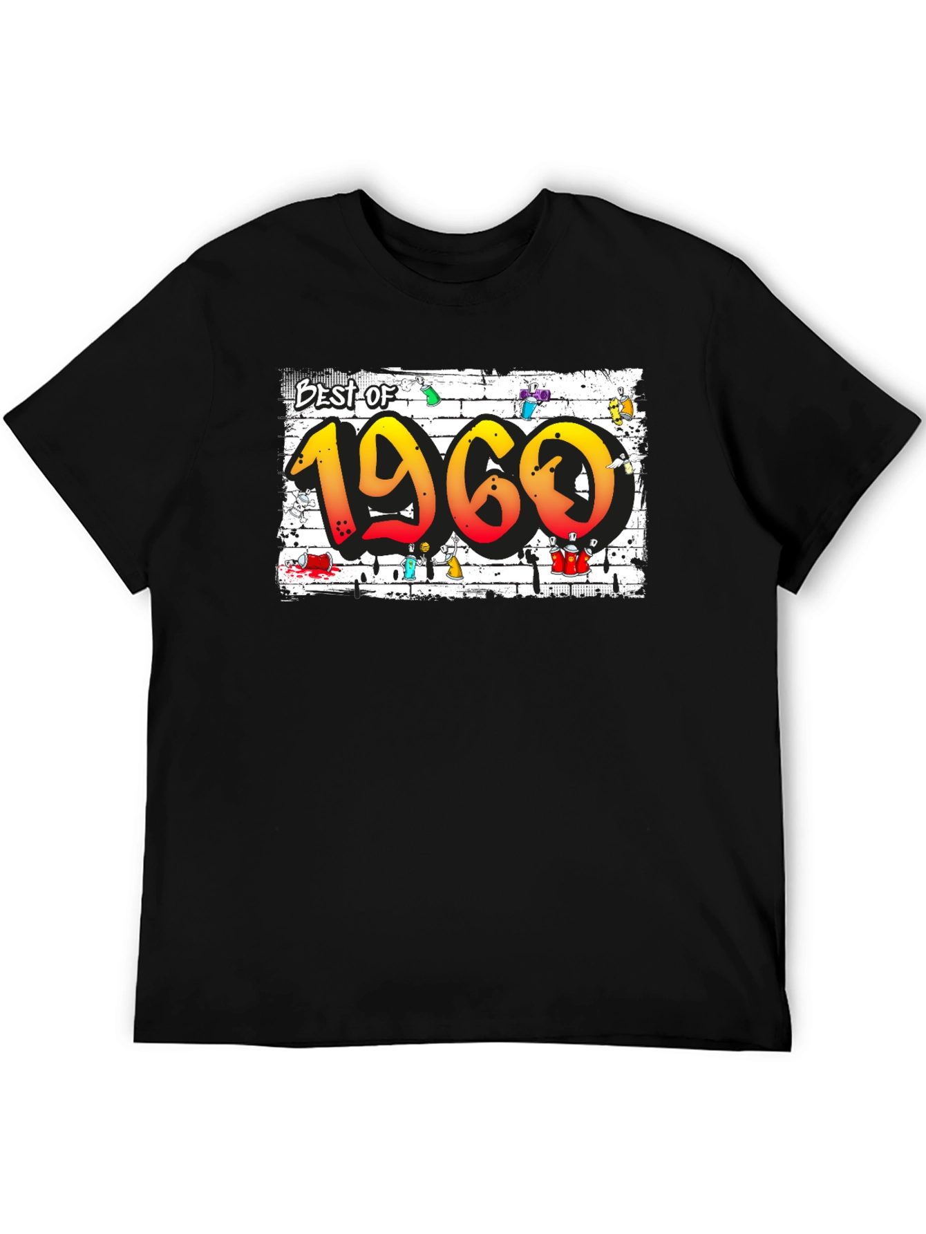 Best of 1960 T-Shirt - Retro Graffiti Design