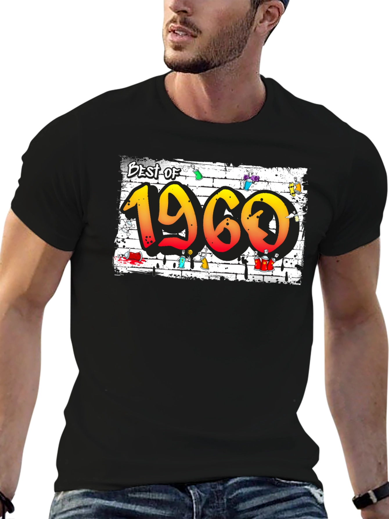 Best of 1960 T-Shirt - Retro Graffiti Design