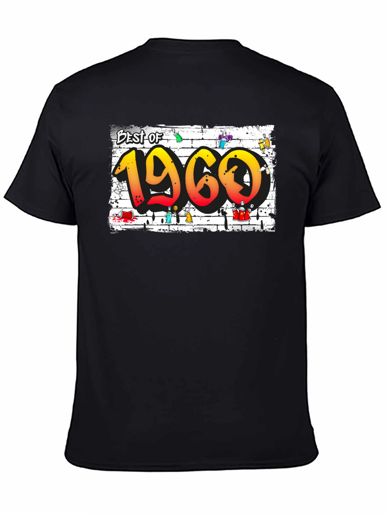 Best of 1960 T-Shirt - Retro Graffiti Design