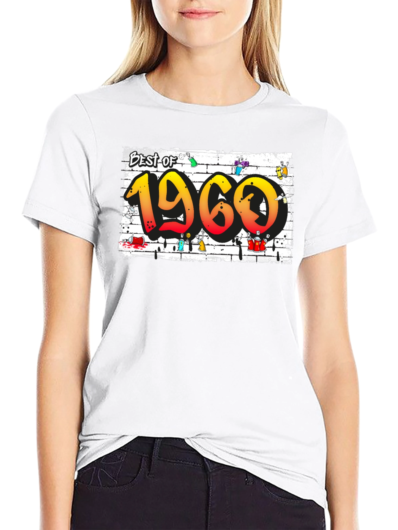 Best of 1960 T-Shirt - Retro Graffiti Design