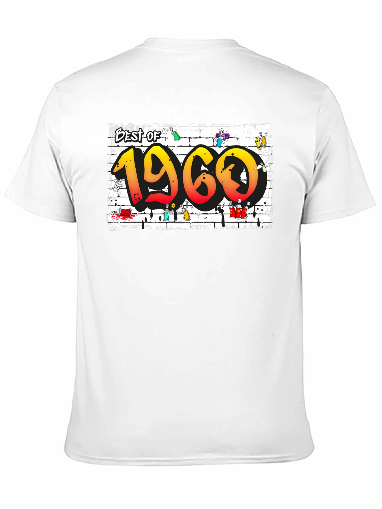 Best of 1960 T-Shirt - Retro Graffiti Design