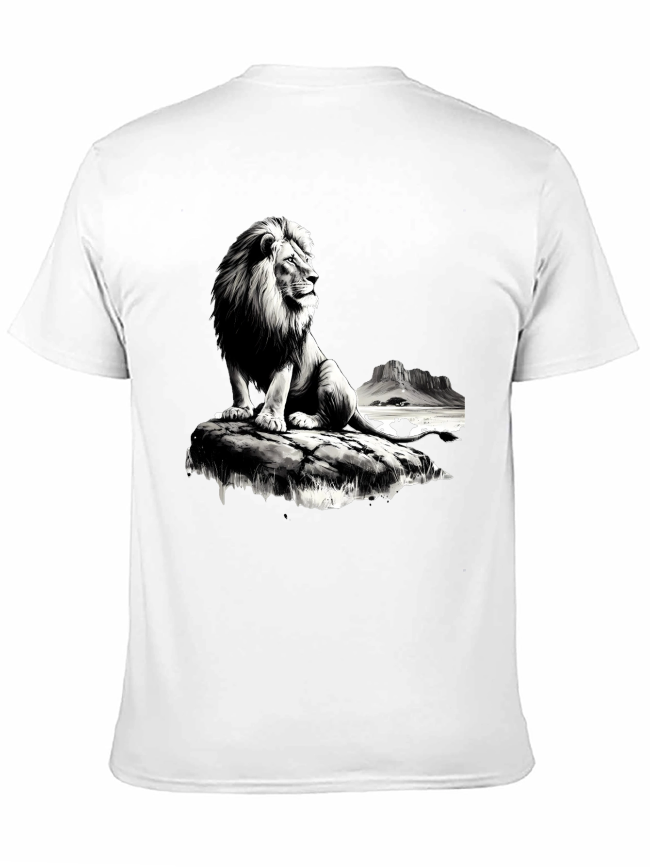 Lion King Mens Graphic Tee - Black
