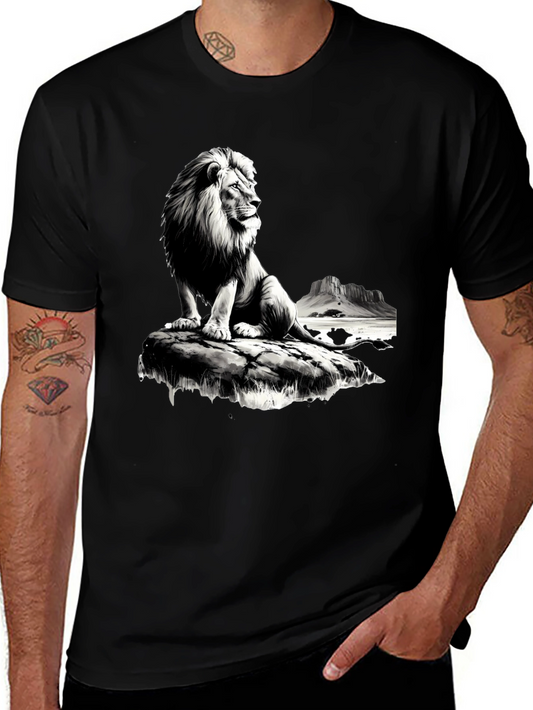 Lion King Mens Graphic Tee - Black