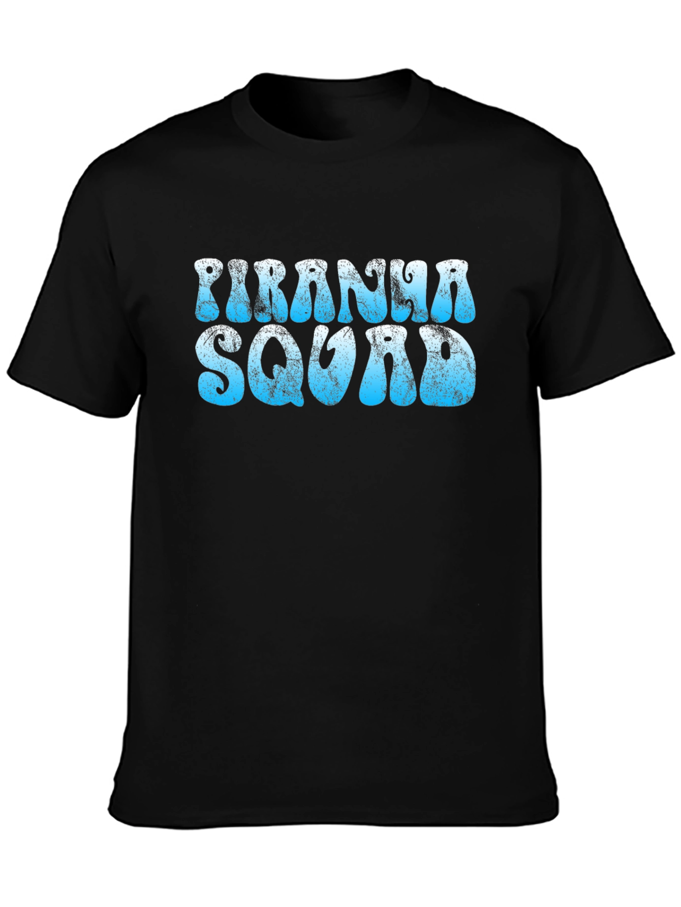 Piranha Squad Black Graphic Tee