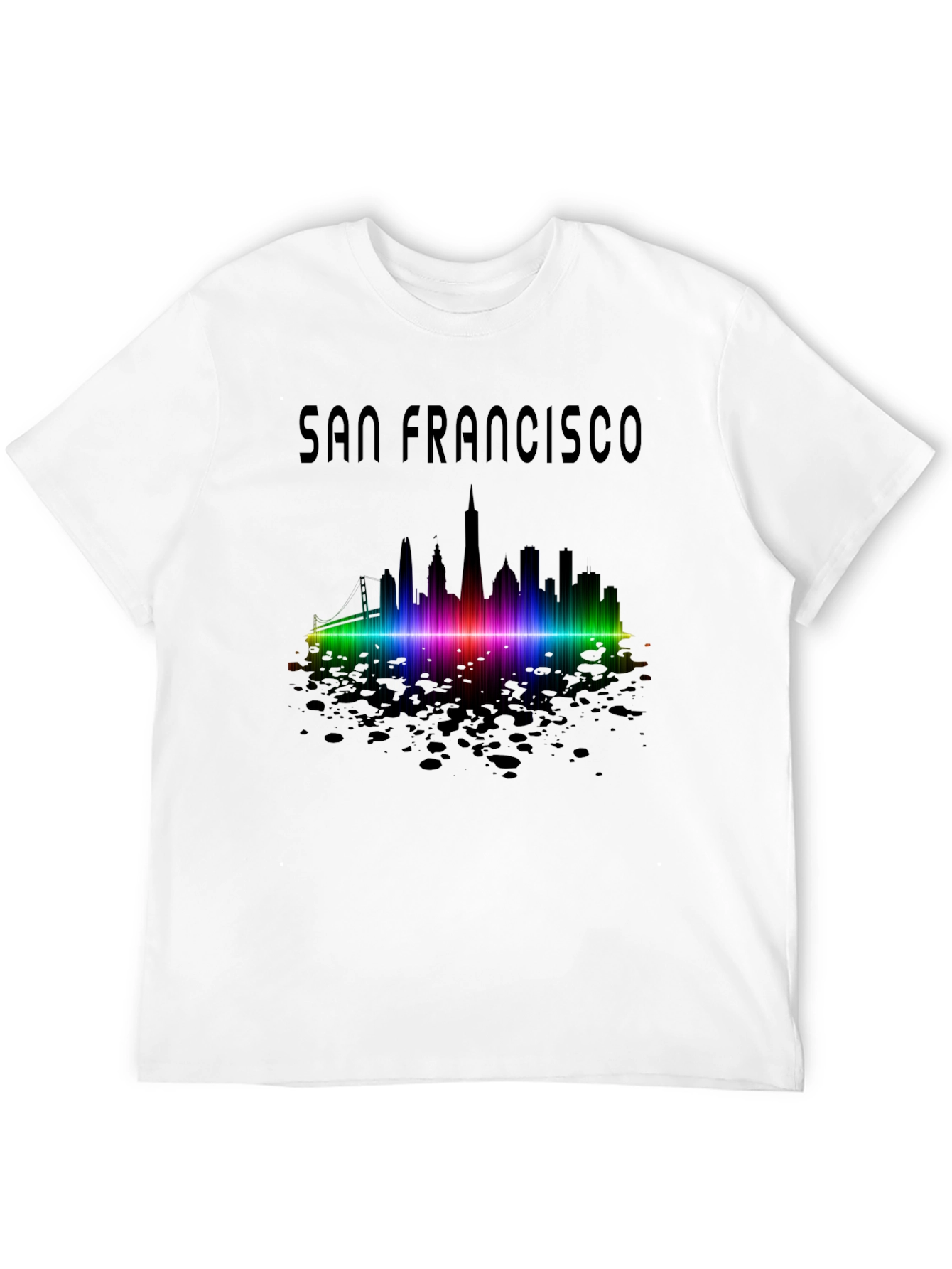 San Francisco Skyline Graphic Tee - Black T-Shirt