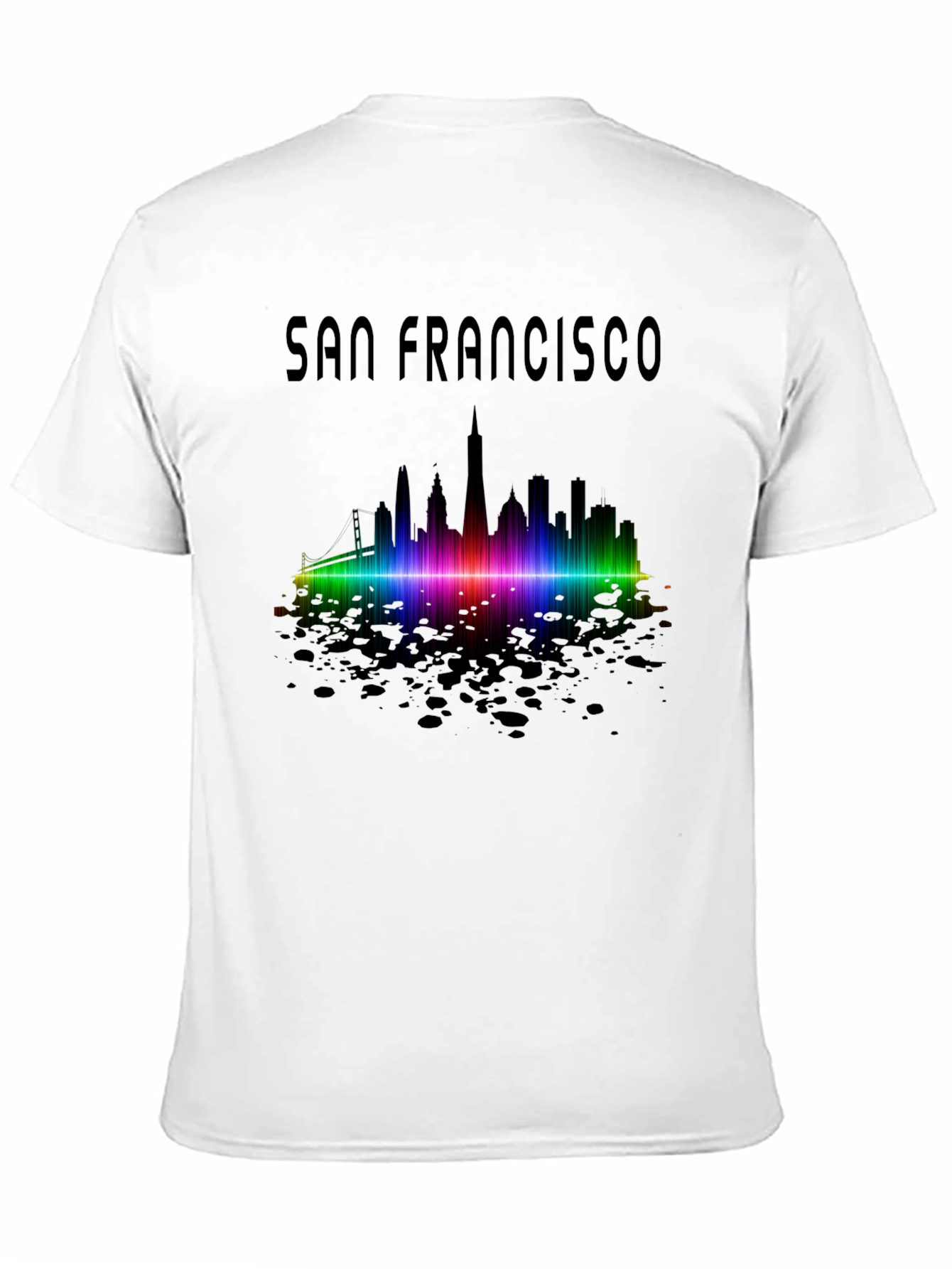 San Francisco Skyline Graphic Tee - Black T-Shirt