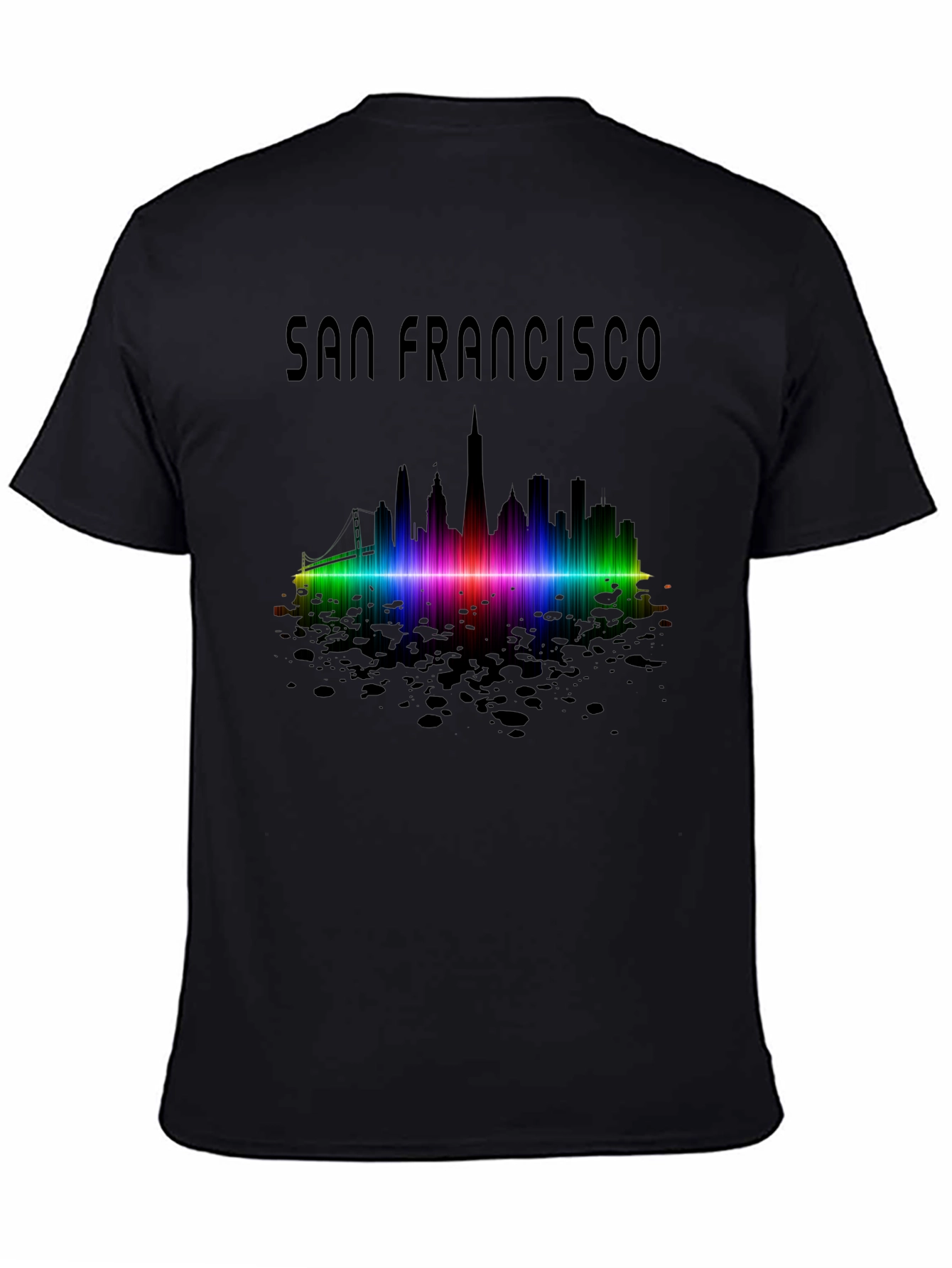 San Francisco Skyline Graphic Tee - Black T-Shirt