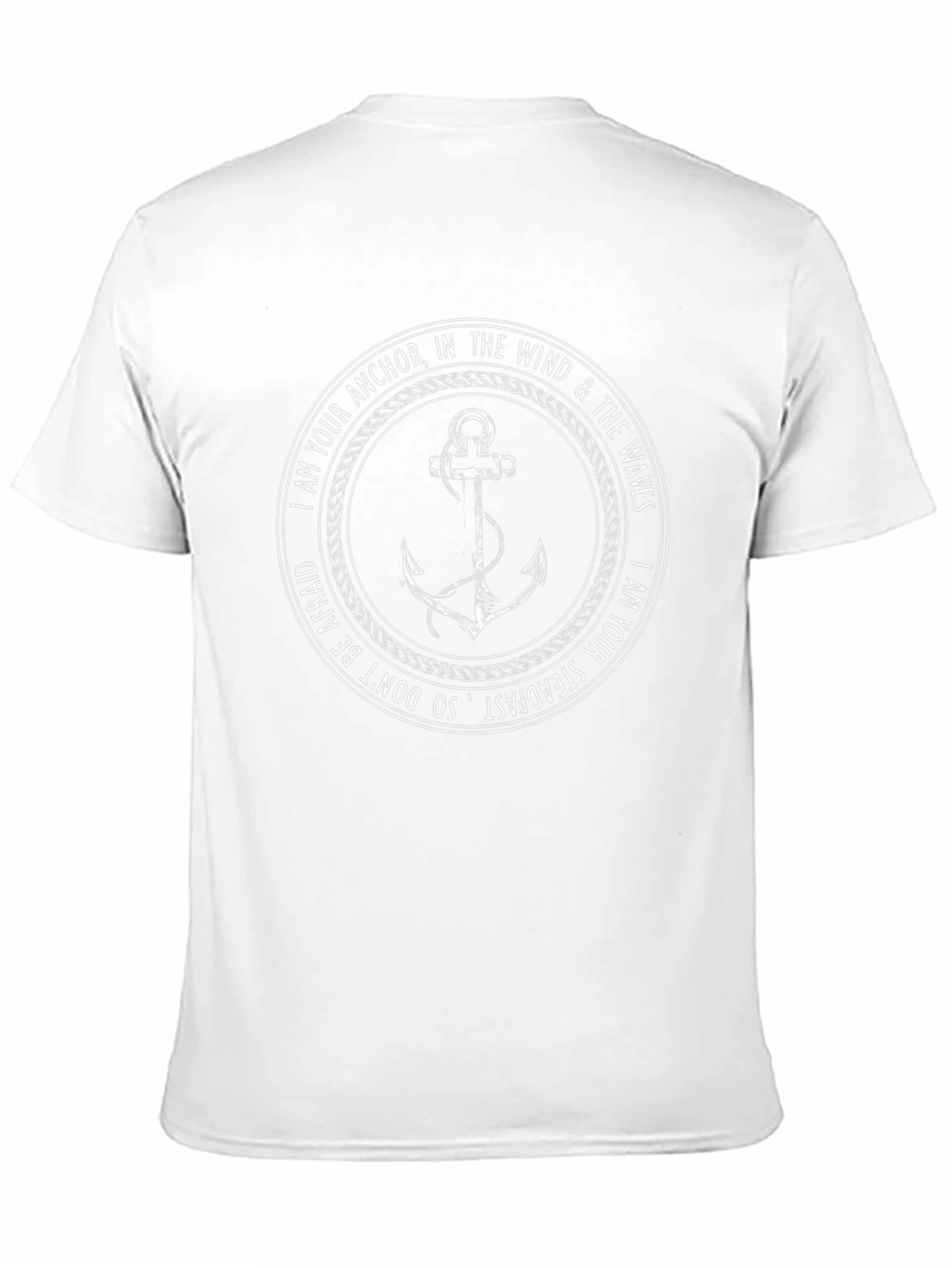 Anchor Steadfast T-Shirt - Nautical Design