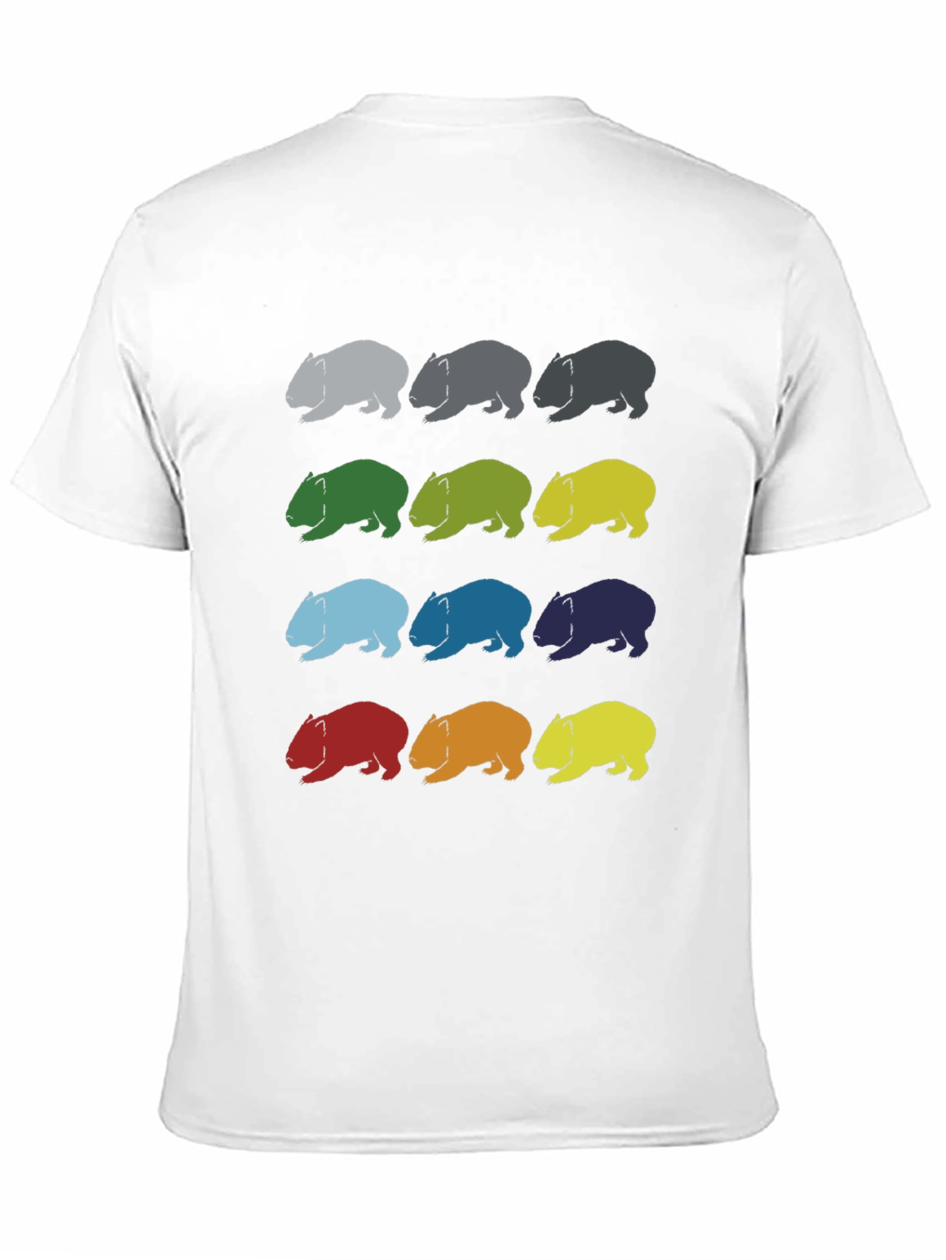 Wombat Pattern T-Shirt - Soft Cotton Graphic Tee