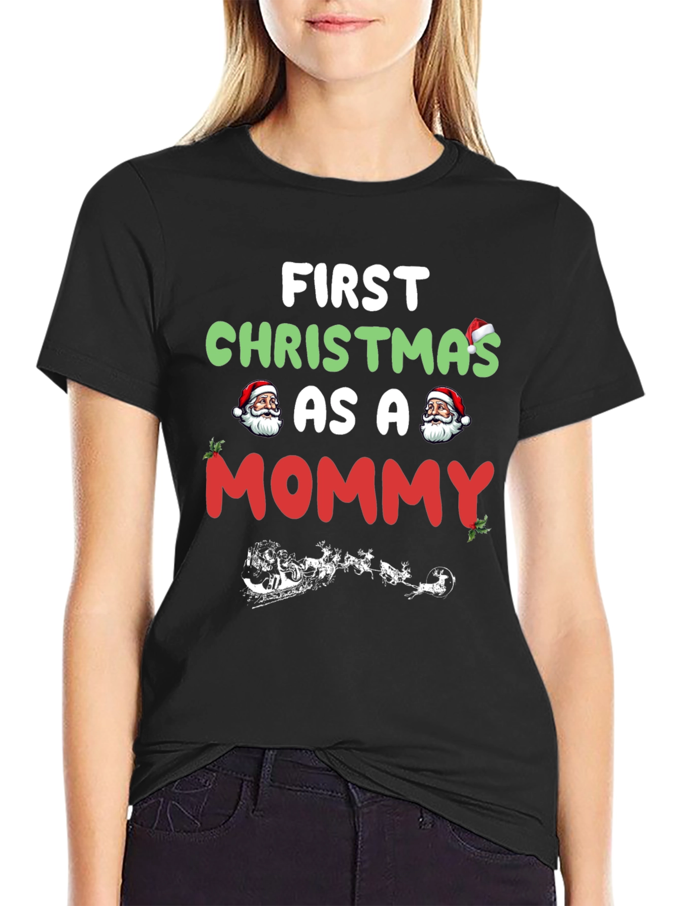 First Christmas as a Mommy T-Shirt