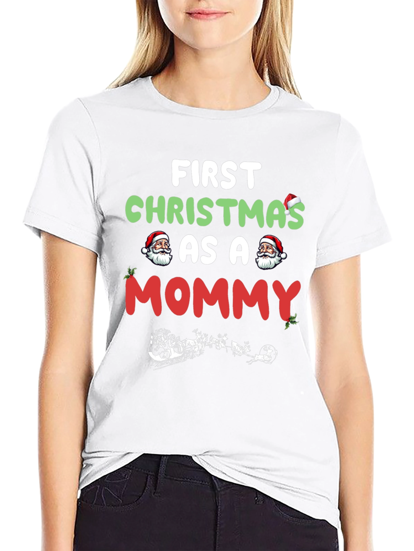 First Christmas as a Mommy T-Shirt