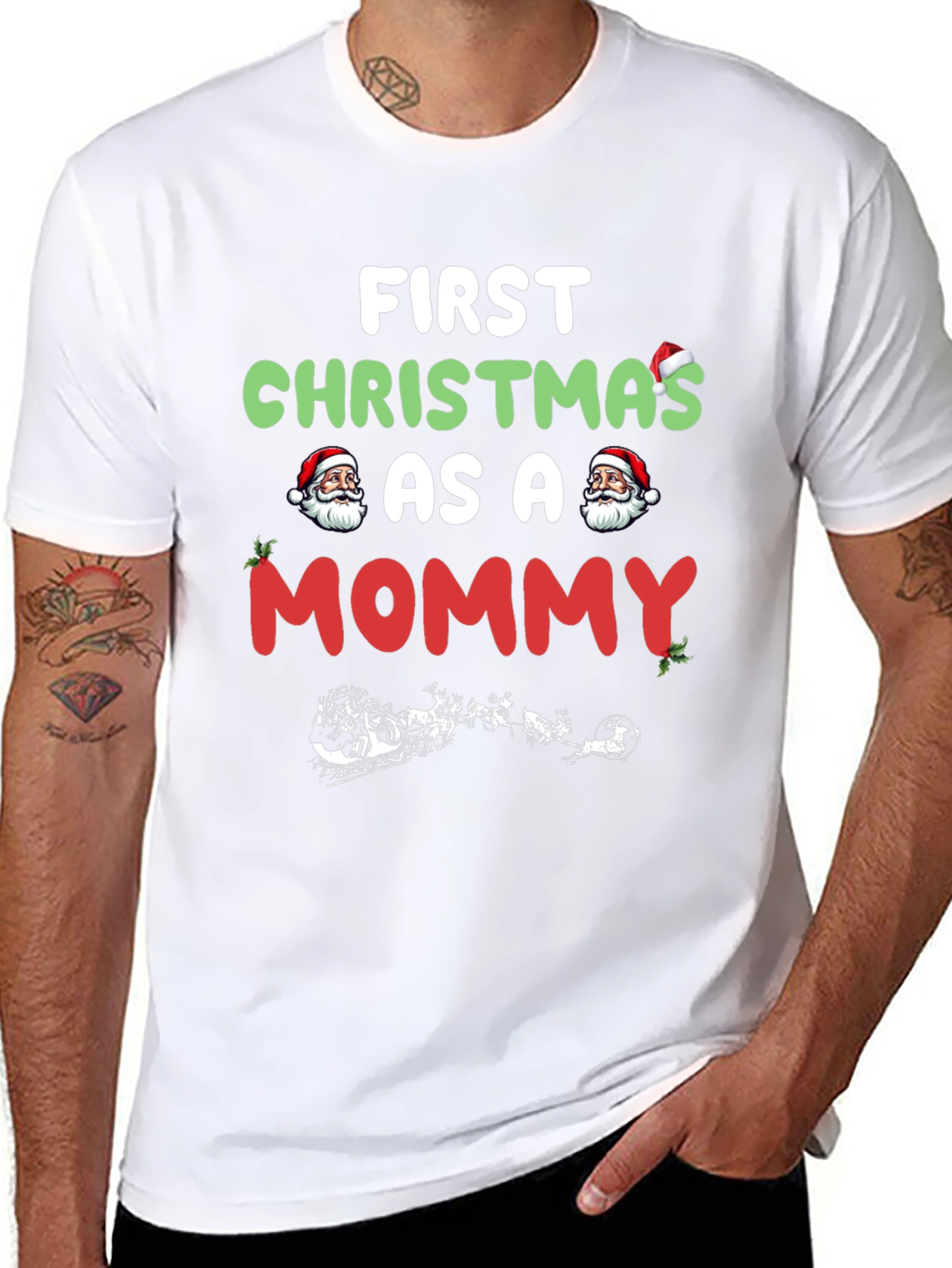 First Christmas as a Mommy T-Shirt