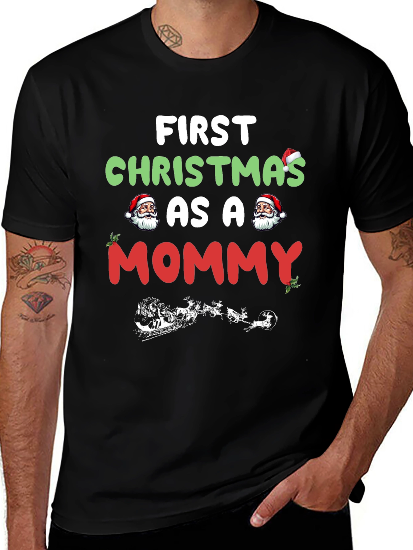 First Christmas as a Mommy T-Shirt