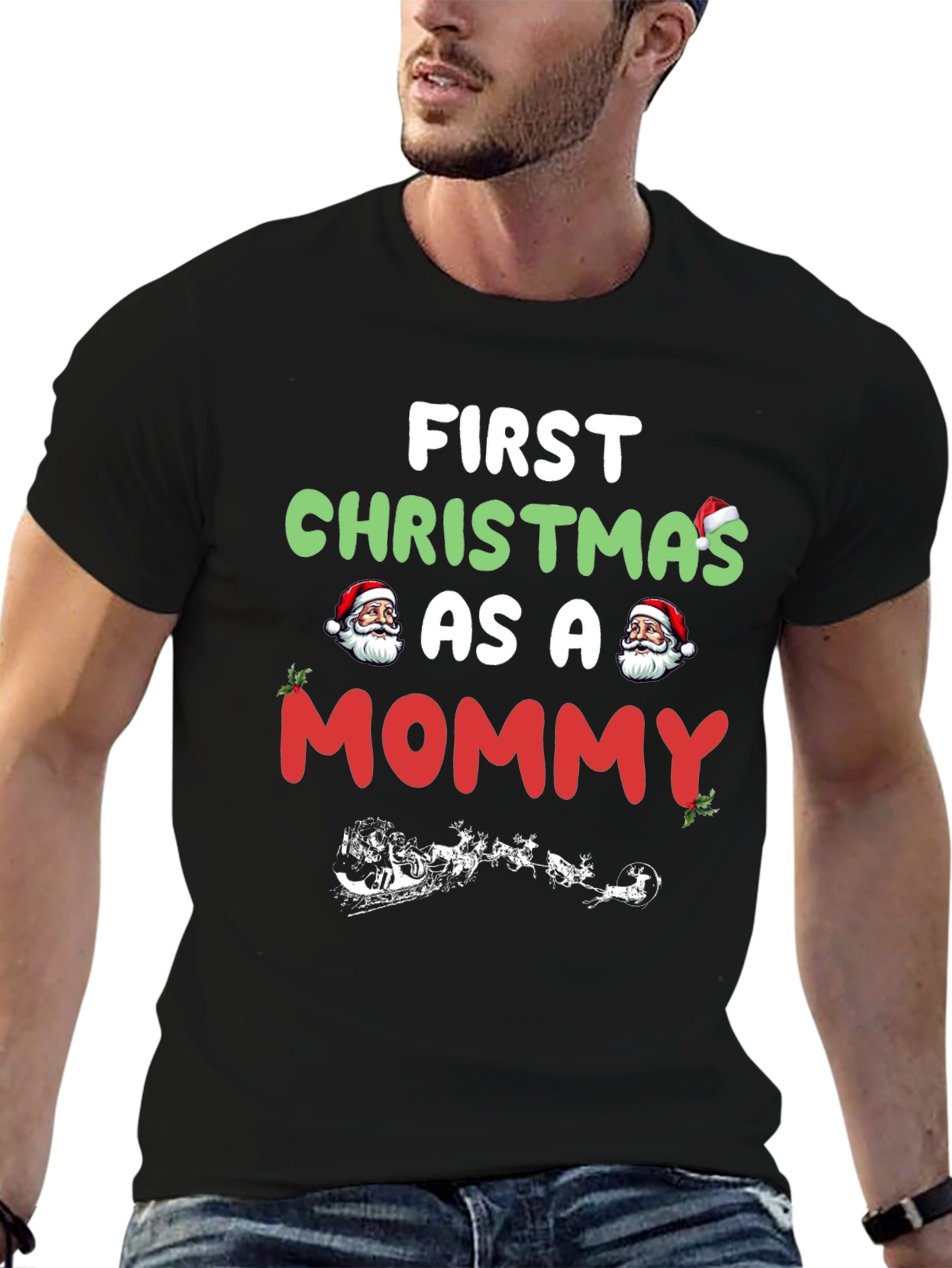 First Christmas as a Mommy T-Shirt