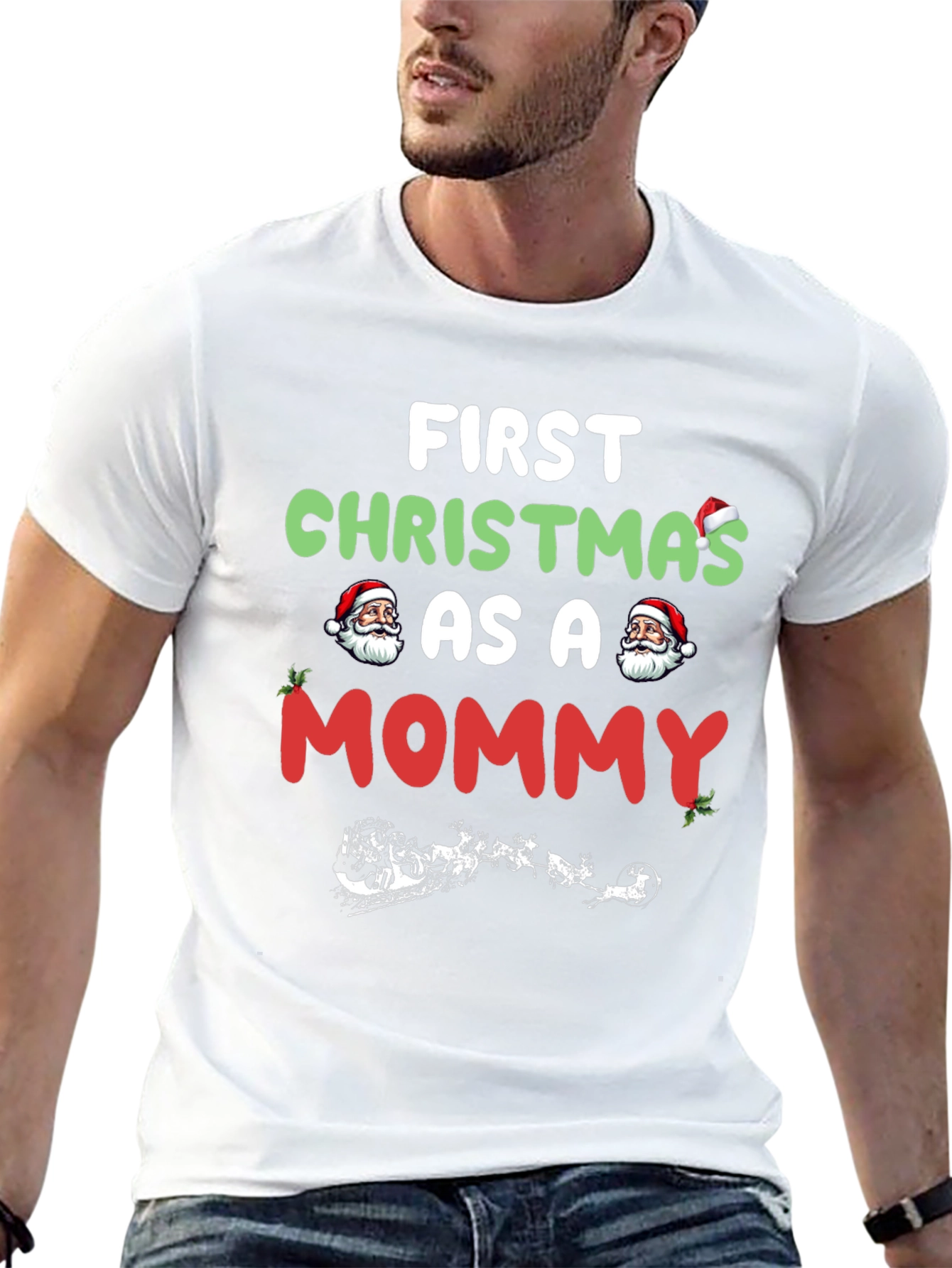 First Christmas as a Mommy T-Shirt