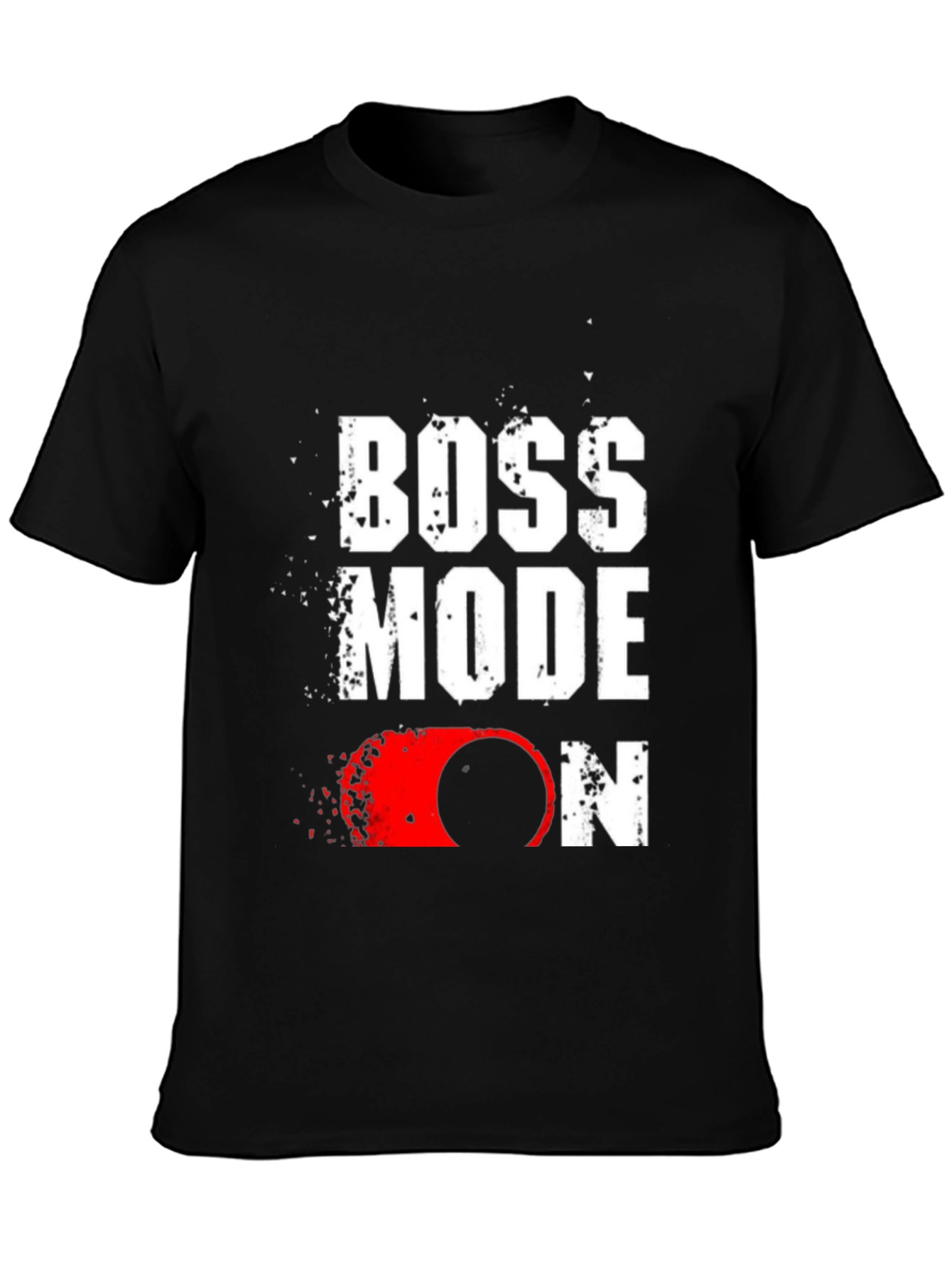 Boss Mode ON Graphic Tee - Black T-Shirt