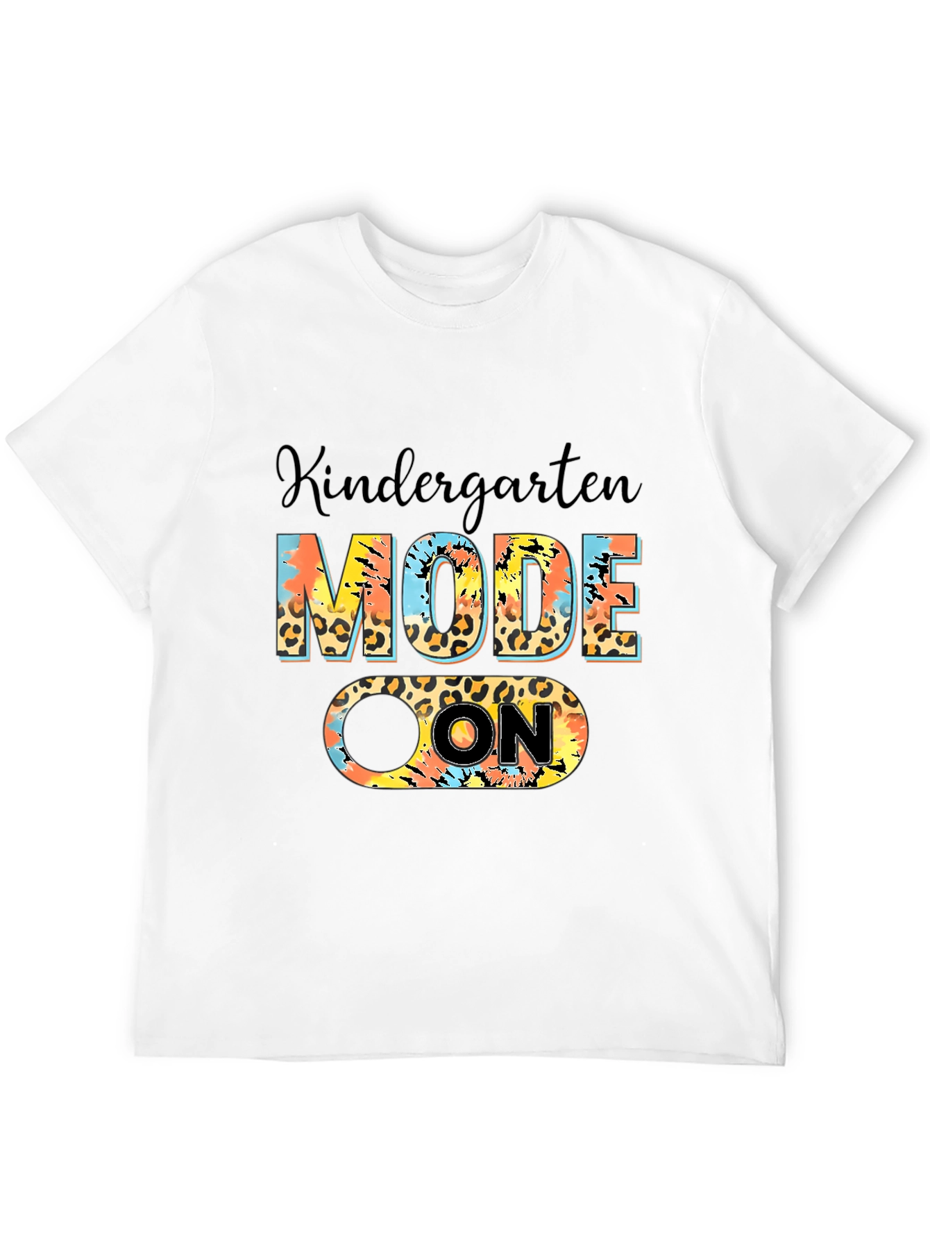 Kindergarten Mode On Black T-Shirt