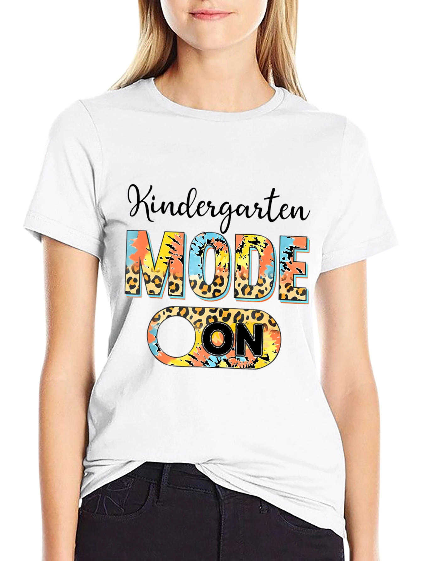 Kindergarten Mode On Black T-Shirt