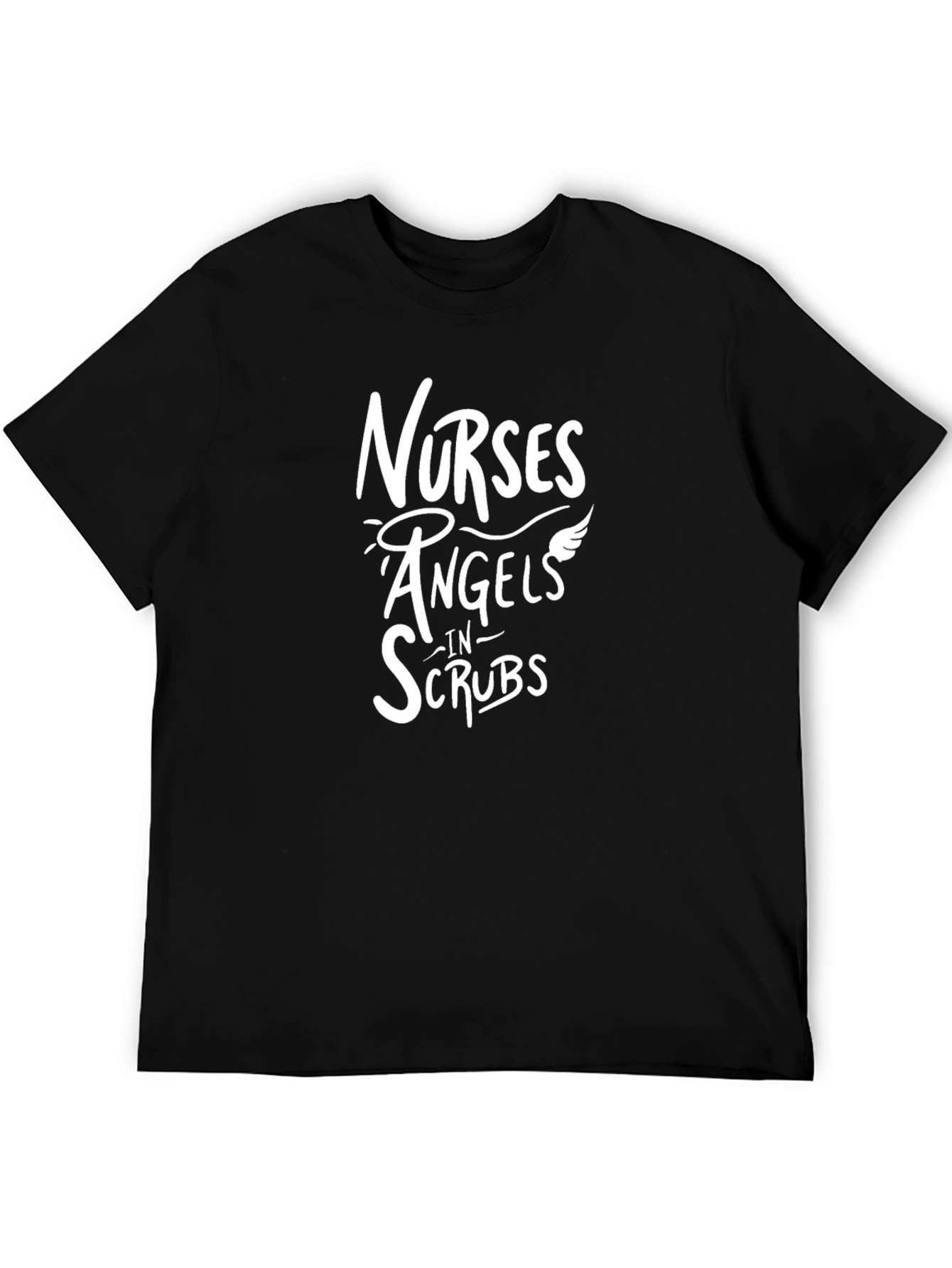 Nurses Angels in Scrubs Graphic T-Shirt