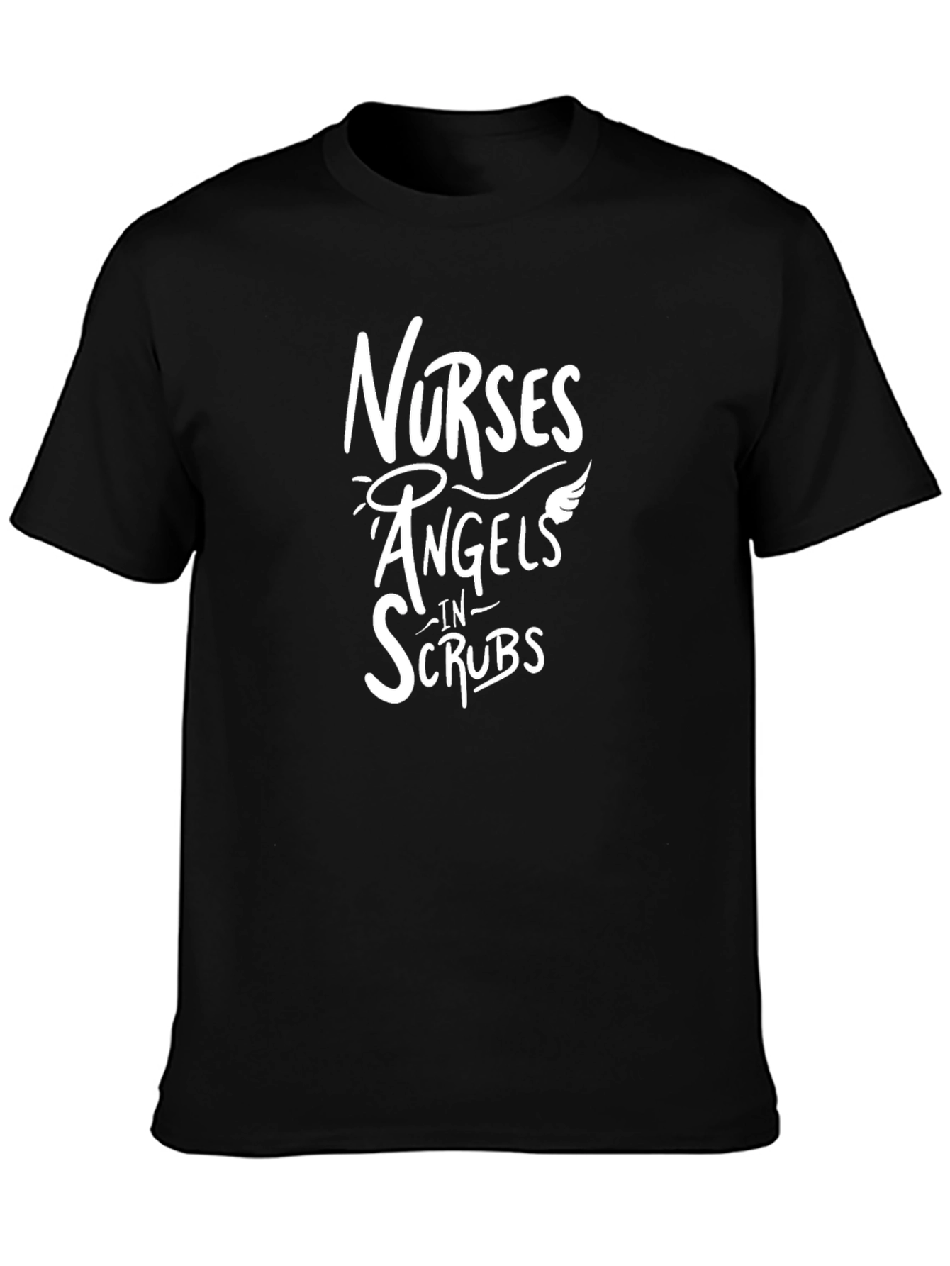 Nurses Angels in Scrubs Graphic T-Shirt