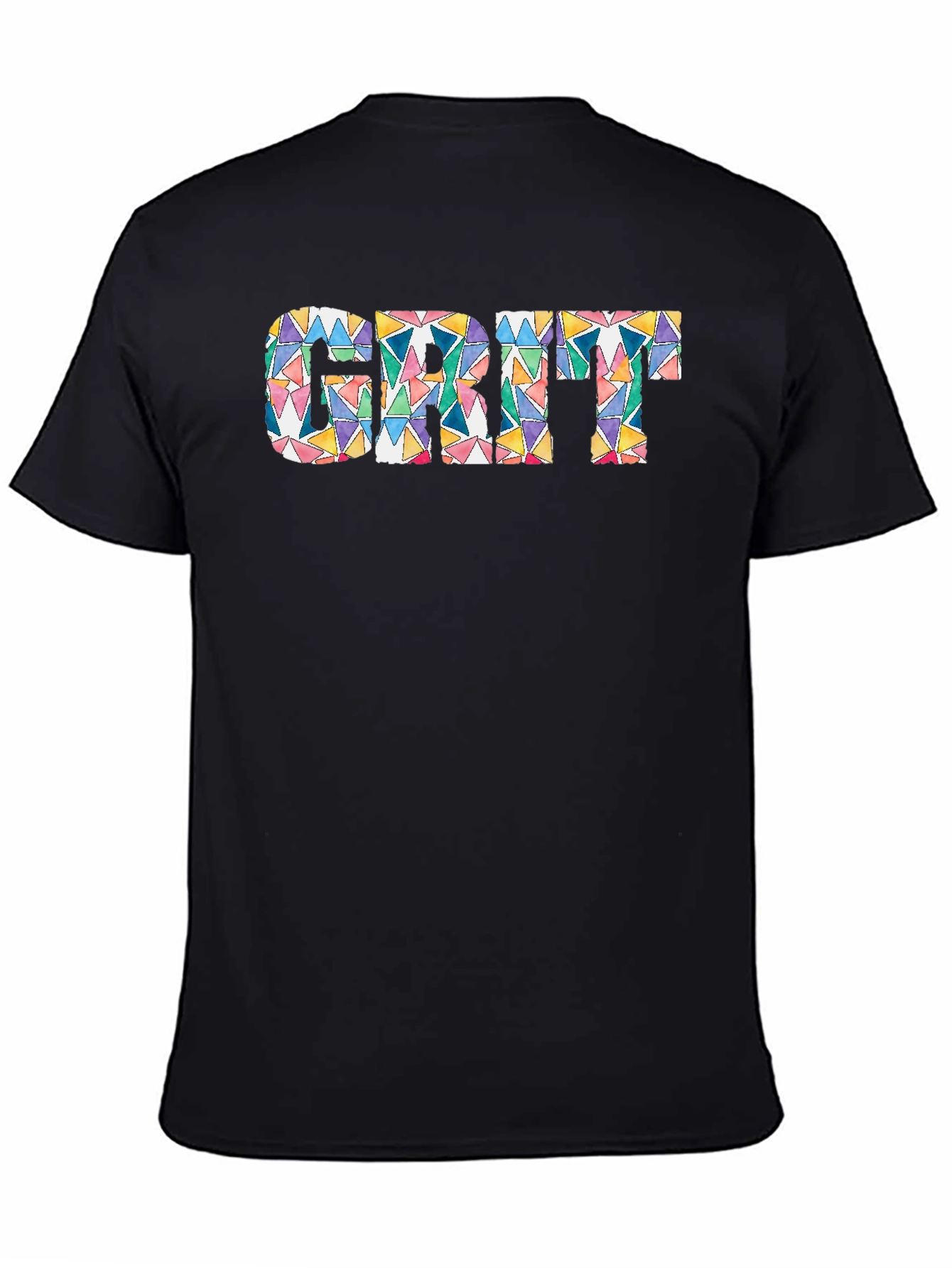 Grit Graphic Tee - Black Cotton Comfort
