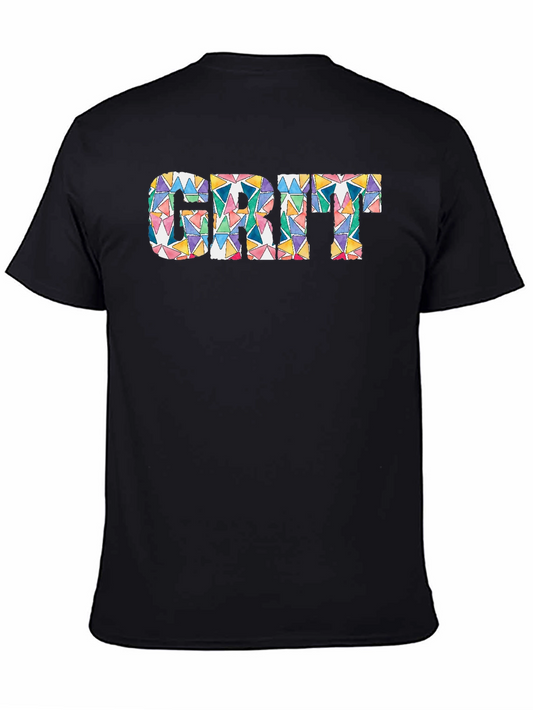 Grit Graphic Tee - Black Cotton Comfort