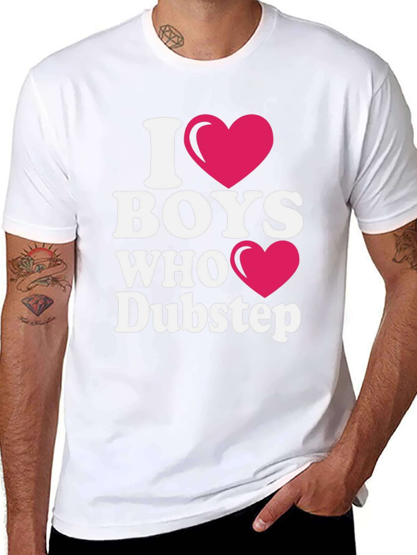 I Heart Boys Who Dubstep T-Shirt