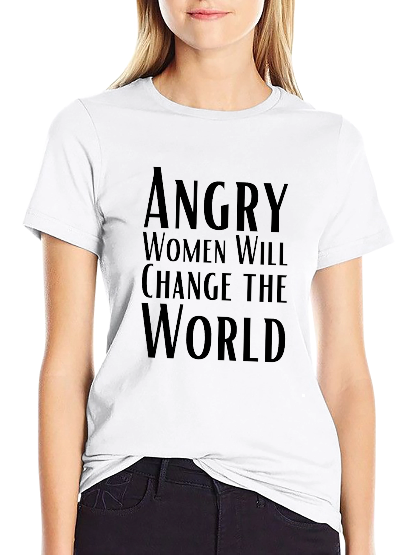 Angry Women Change World Graphic Tee