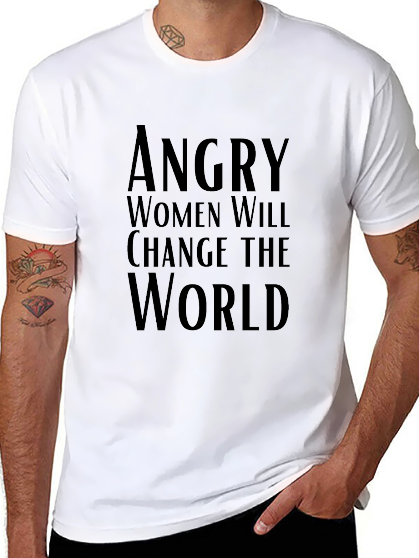 Angry Women Change World Graphic Tee