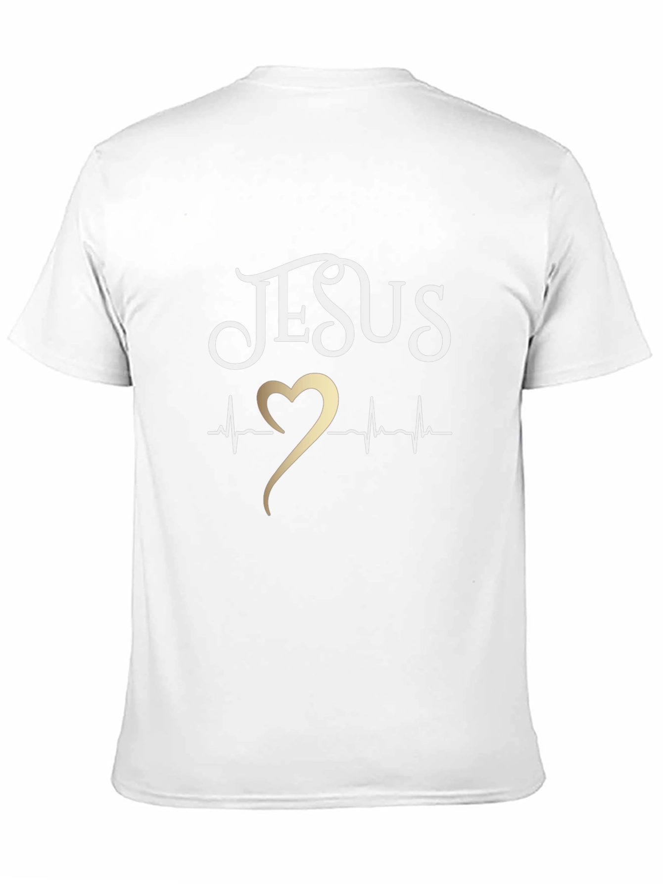 Jesus Heartbeat Graphic Tee - Christian Faith T-Shirt