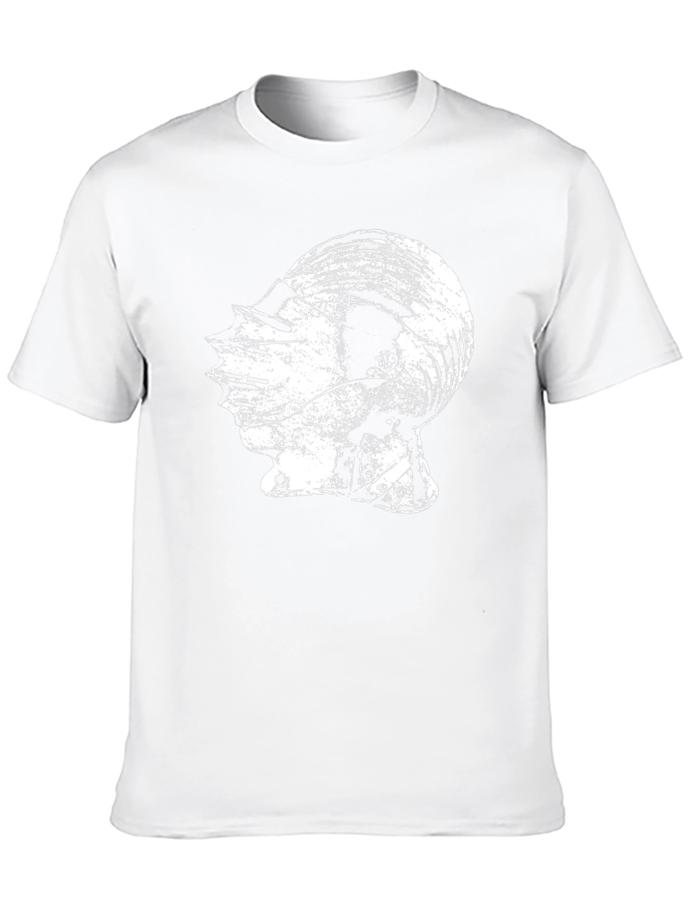 Abstract Graphic Tee - Artistic Black T-Shirt