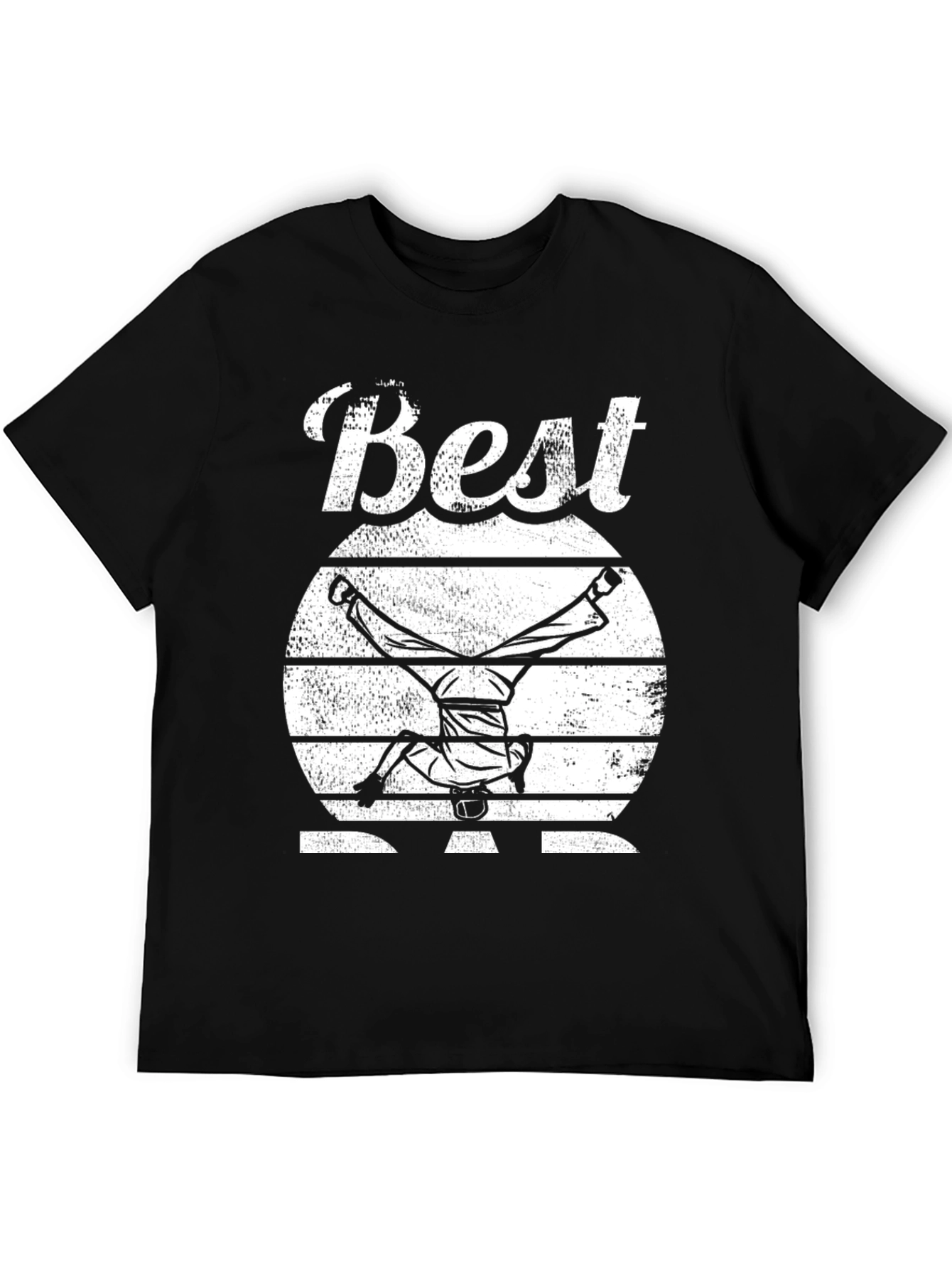 Best Dad T-Shirt Handstand Design