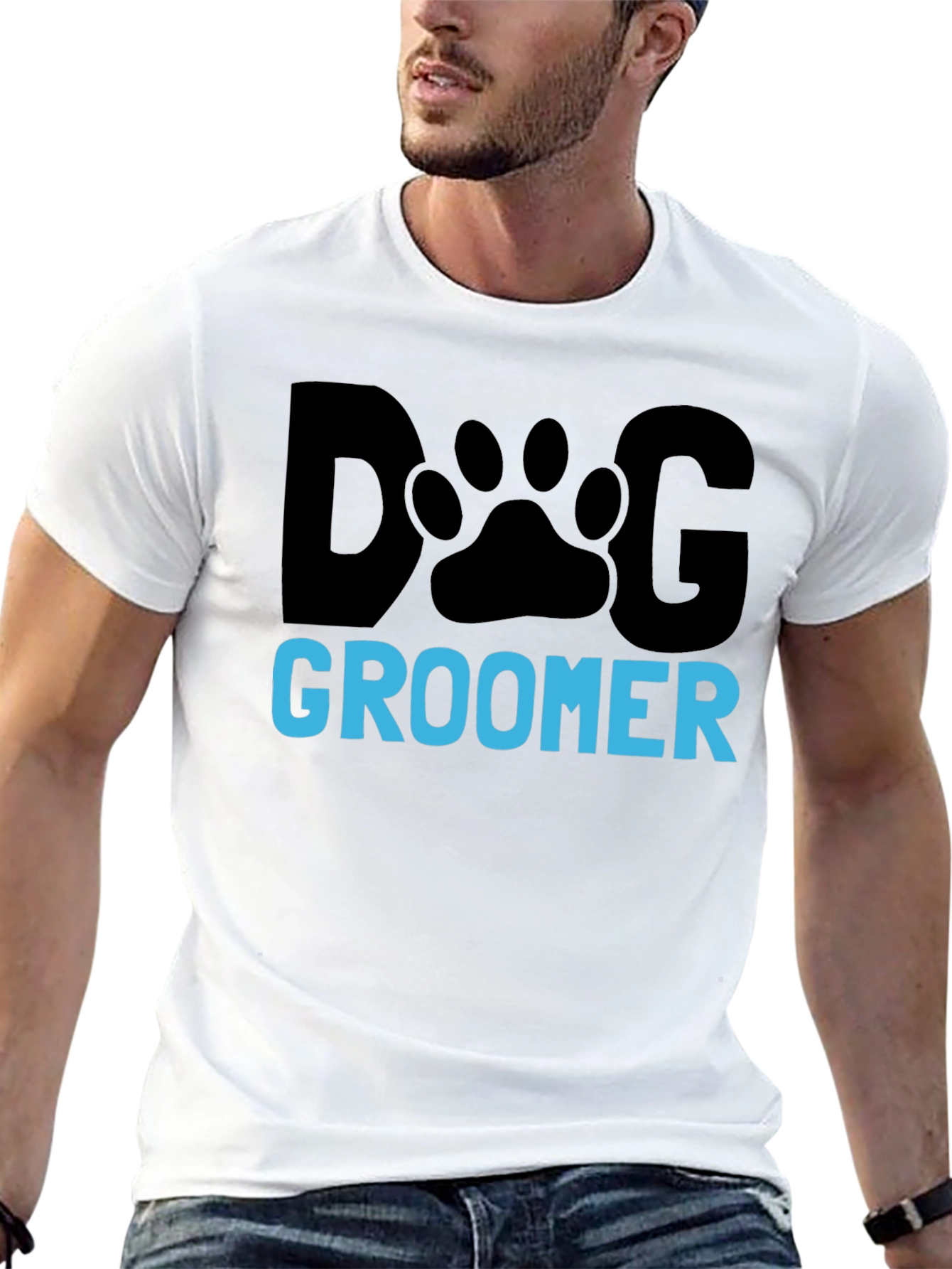 Dog Groomer Graphic T-Shirt - Pet Lover Tee