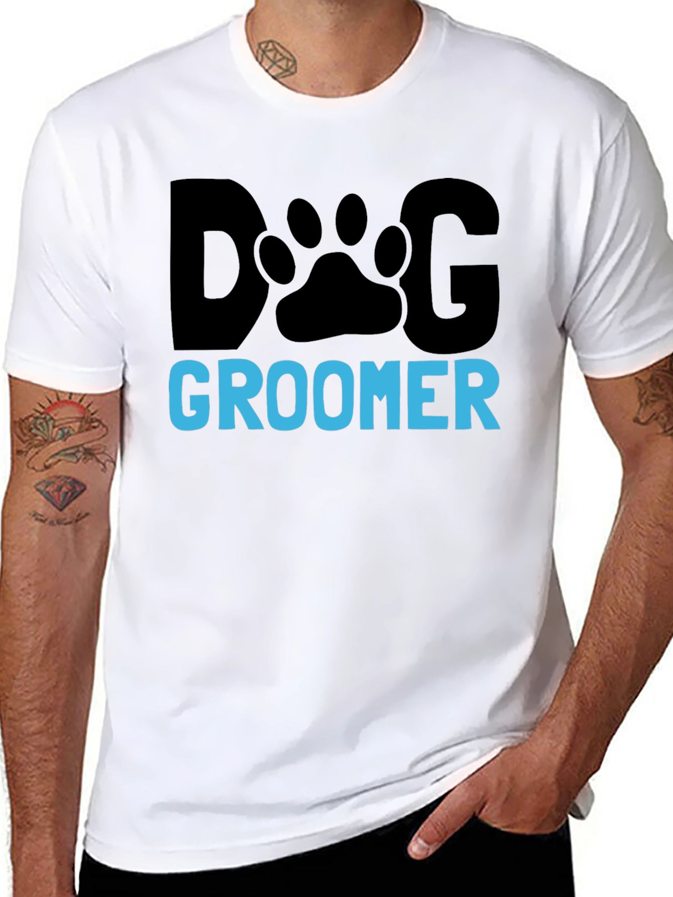 Dog Groomer Graphic T-Shirt - Pet Lover Tee