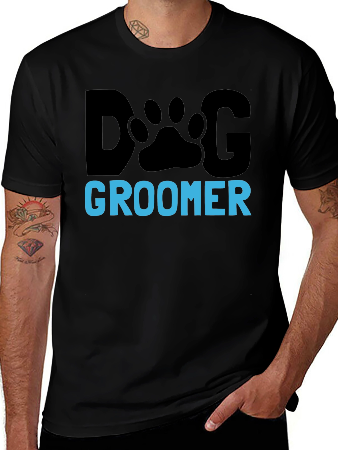 Dog Groomer Graphic T-Shirt - Pet Lover Tee