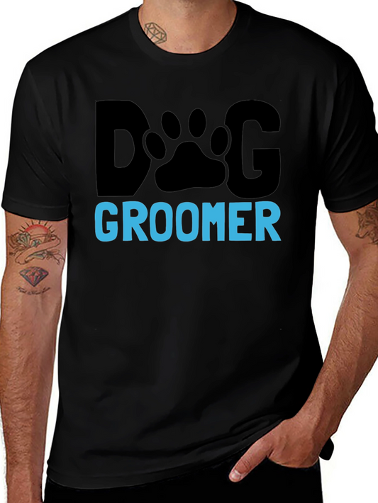 Dog Groomer Graphic T-Shirt - Pet Lover Tee