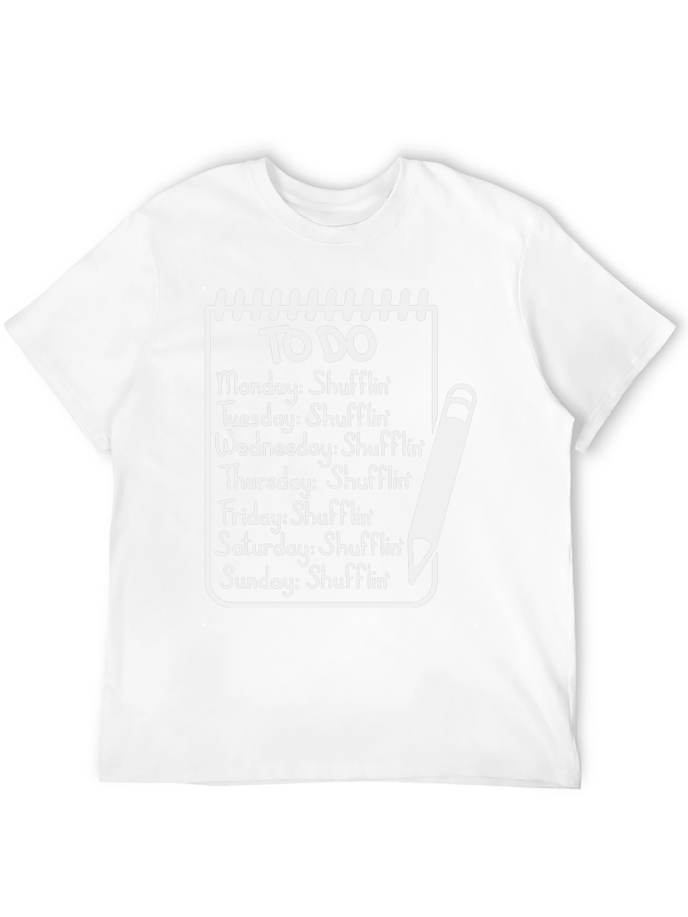 Shufflin To Do List Graphic Tee