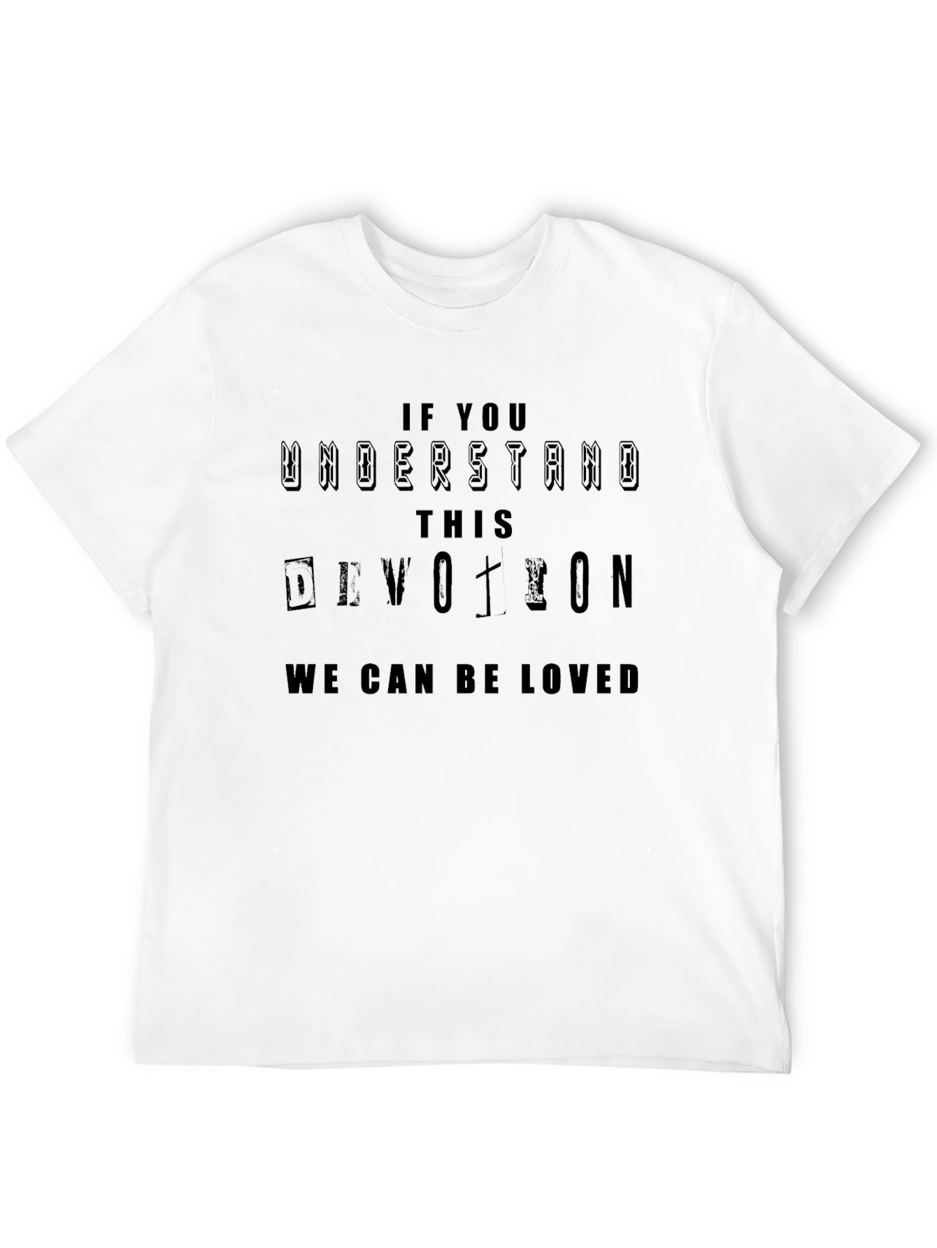 Devotion Graphic T-Shirt - Unisex Black Tee