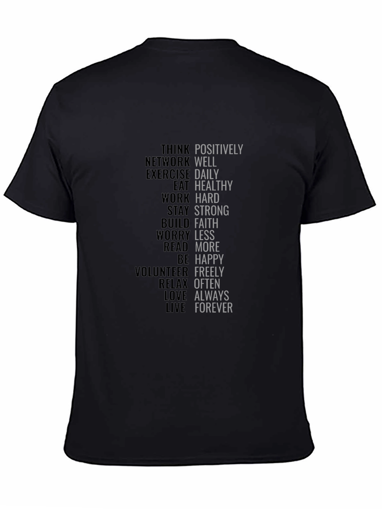 Motivational Words T-Shirt - Positive Affirmations