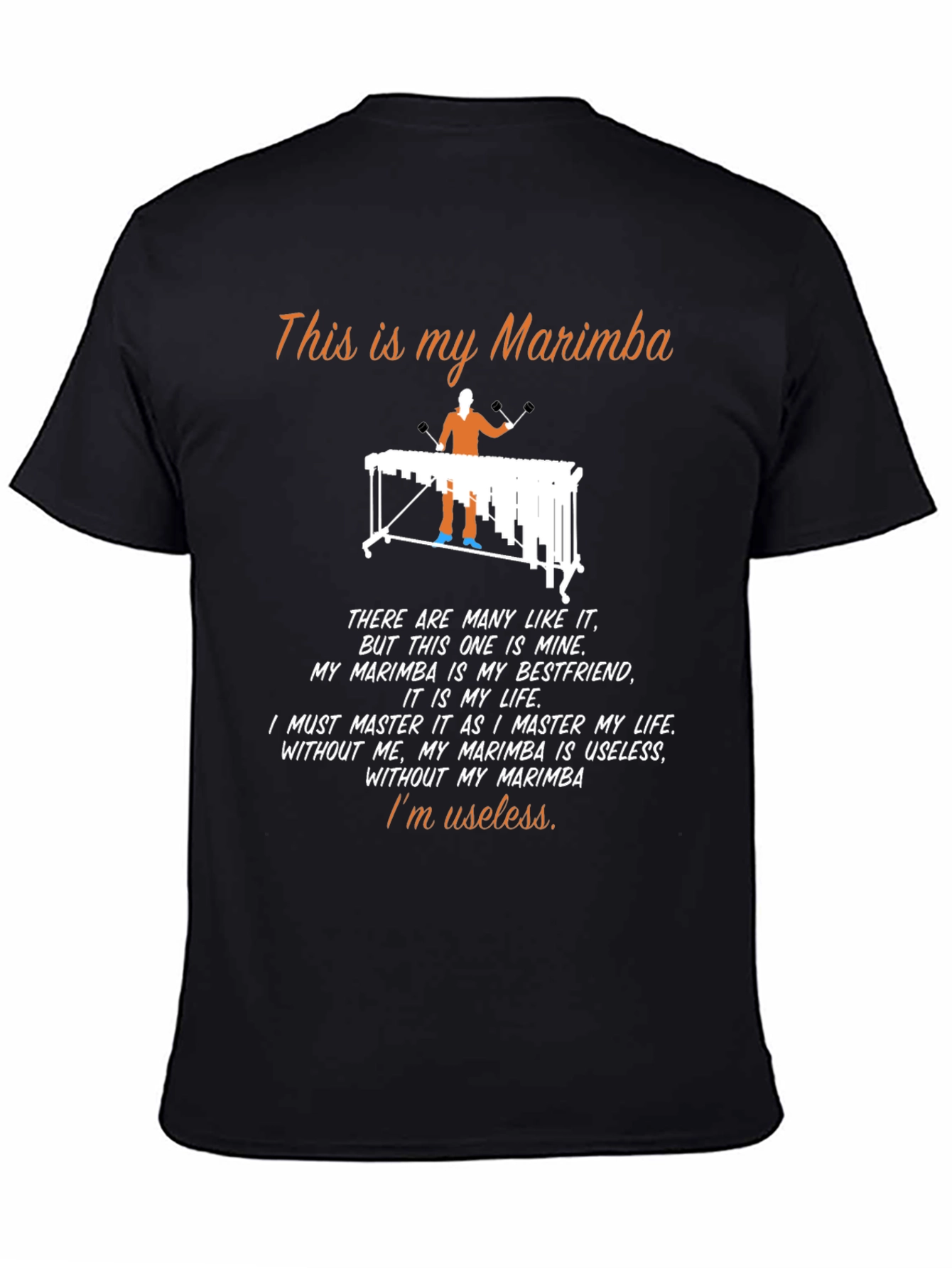 Marimba Lovers T-Shirt: My Marimba My Life
