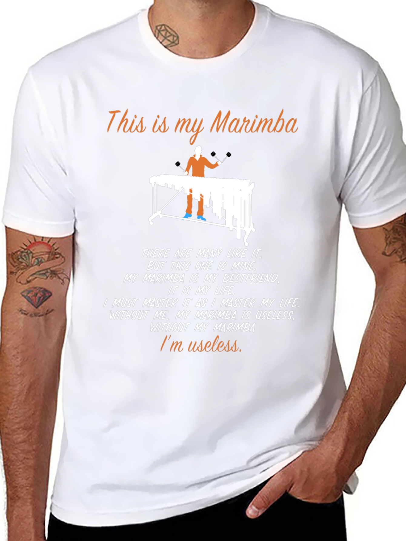 Marimba Lovers T-Shirt: My Marimba My Life