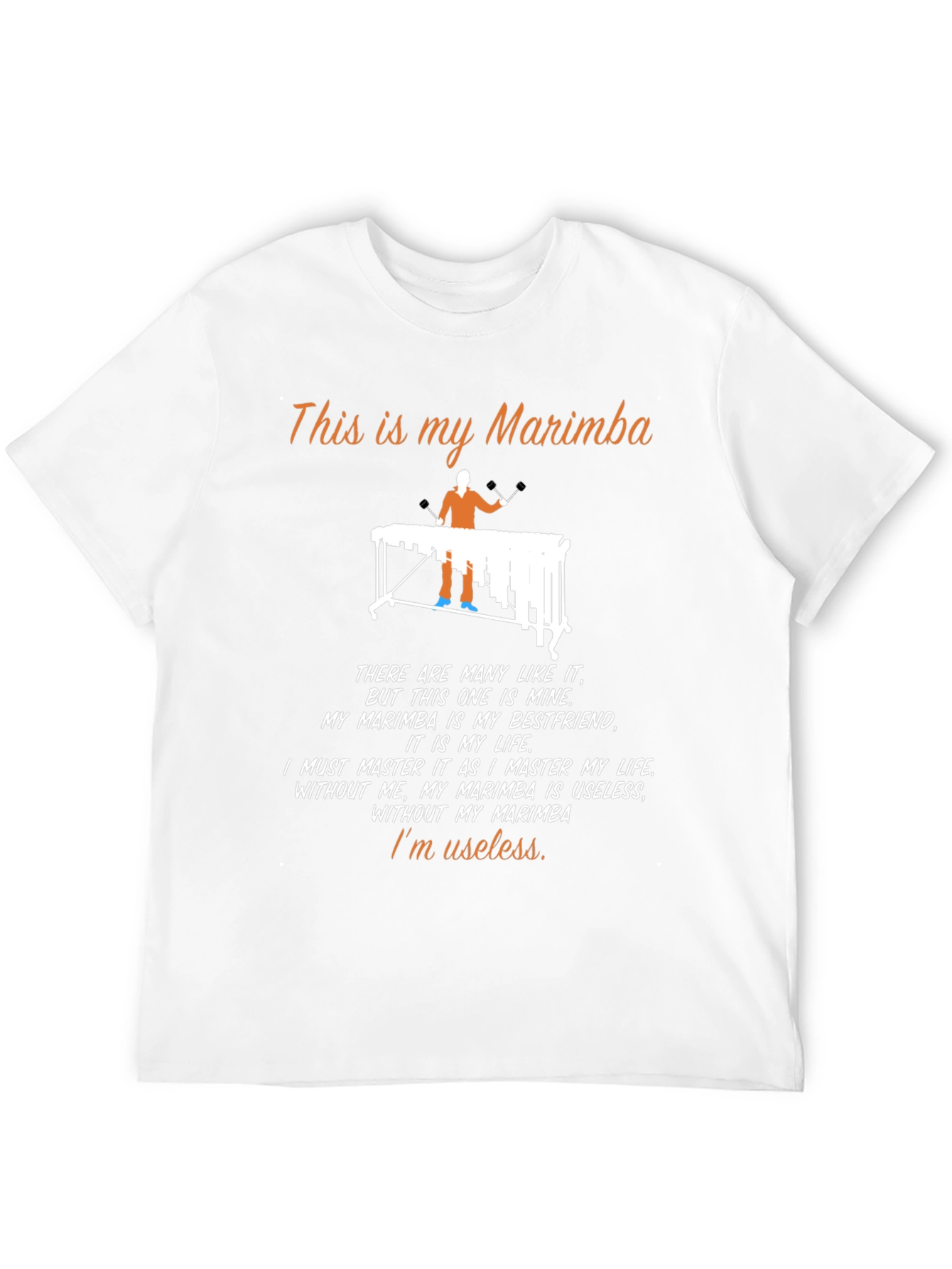Marimba Lovers T-Shirt: My Marimba My Life