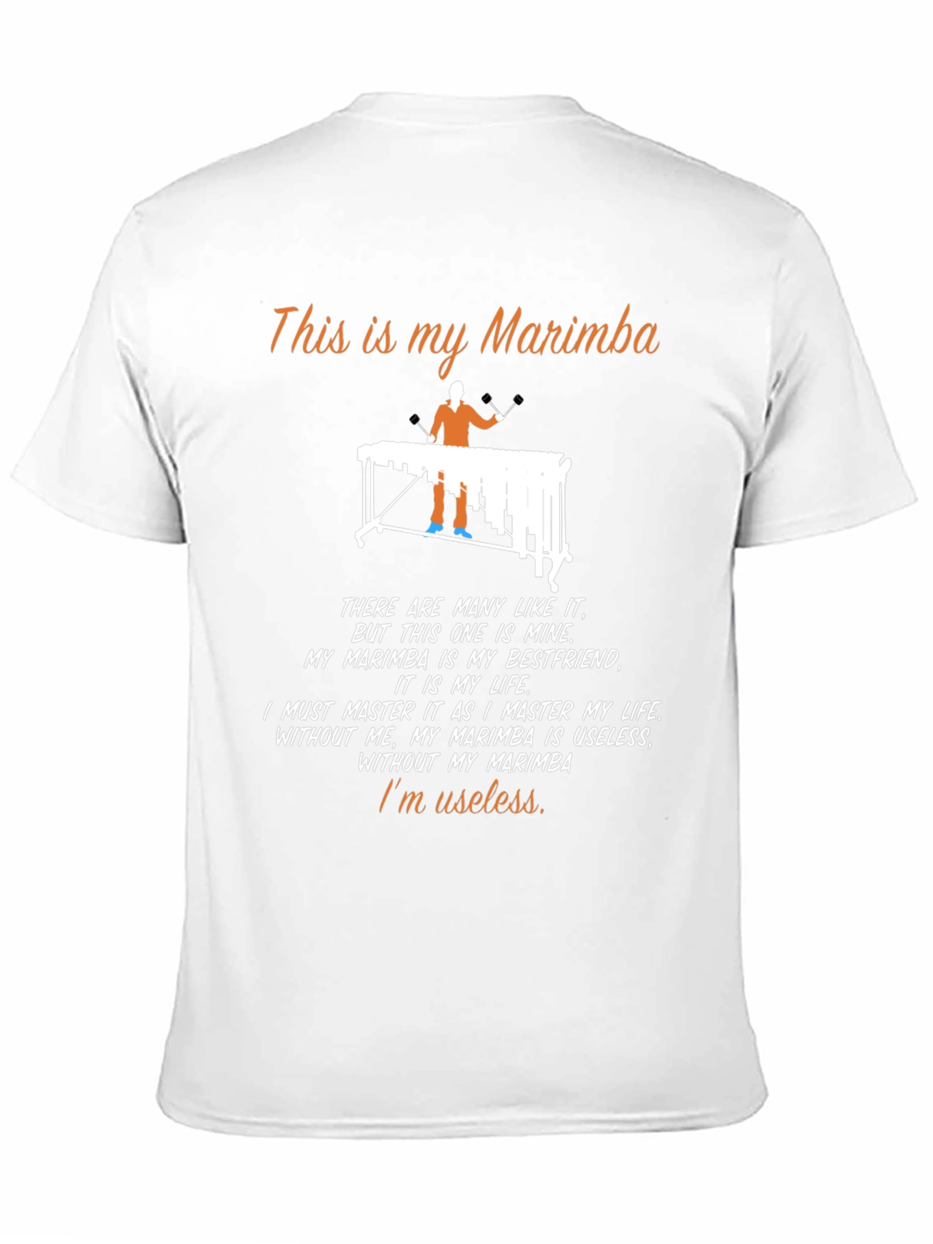 Marimba Lovers T-Shirt: My Marimba My Life