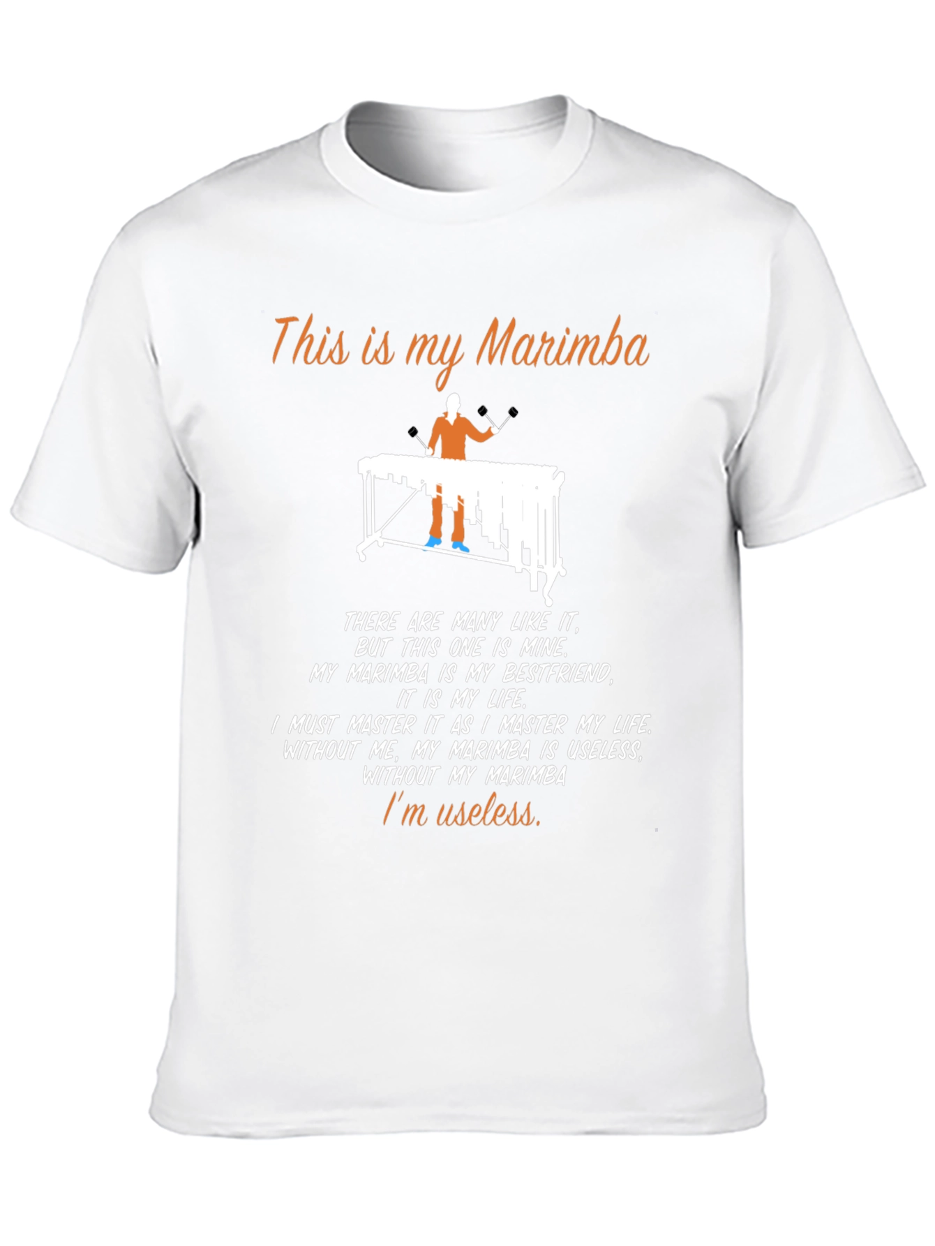 Marimba Lovers T-Shirt: My Marimba My Life