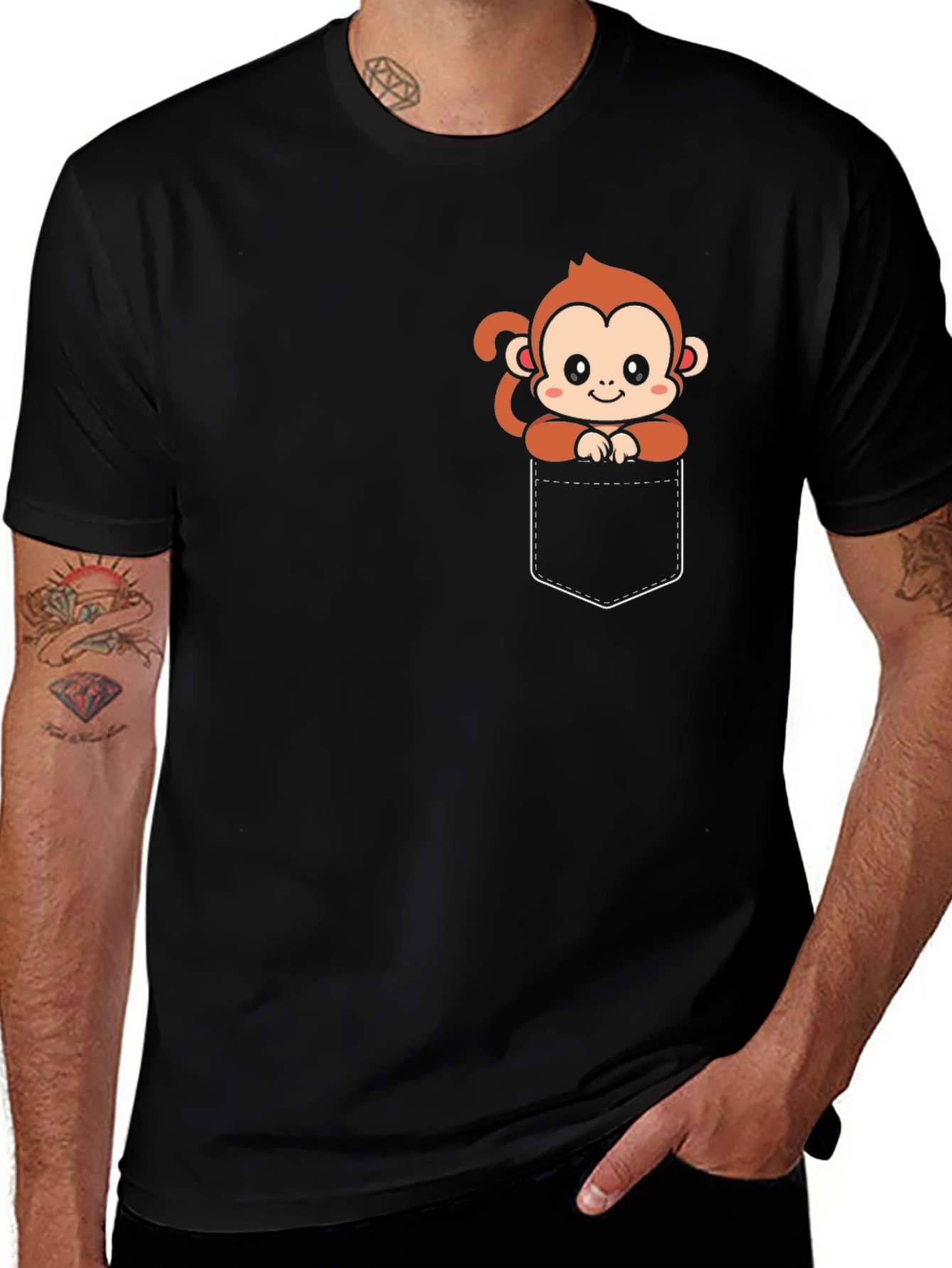 Monkey Pocket Graphic Tee