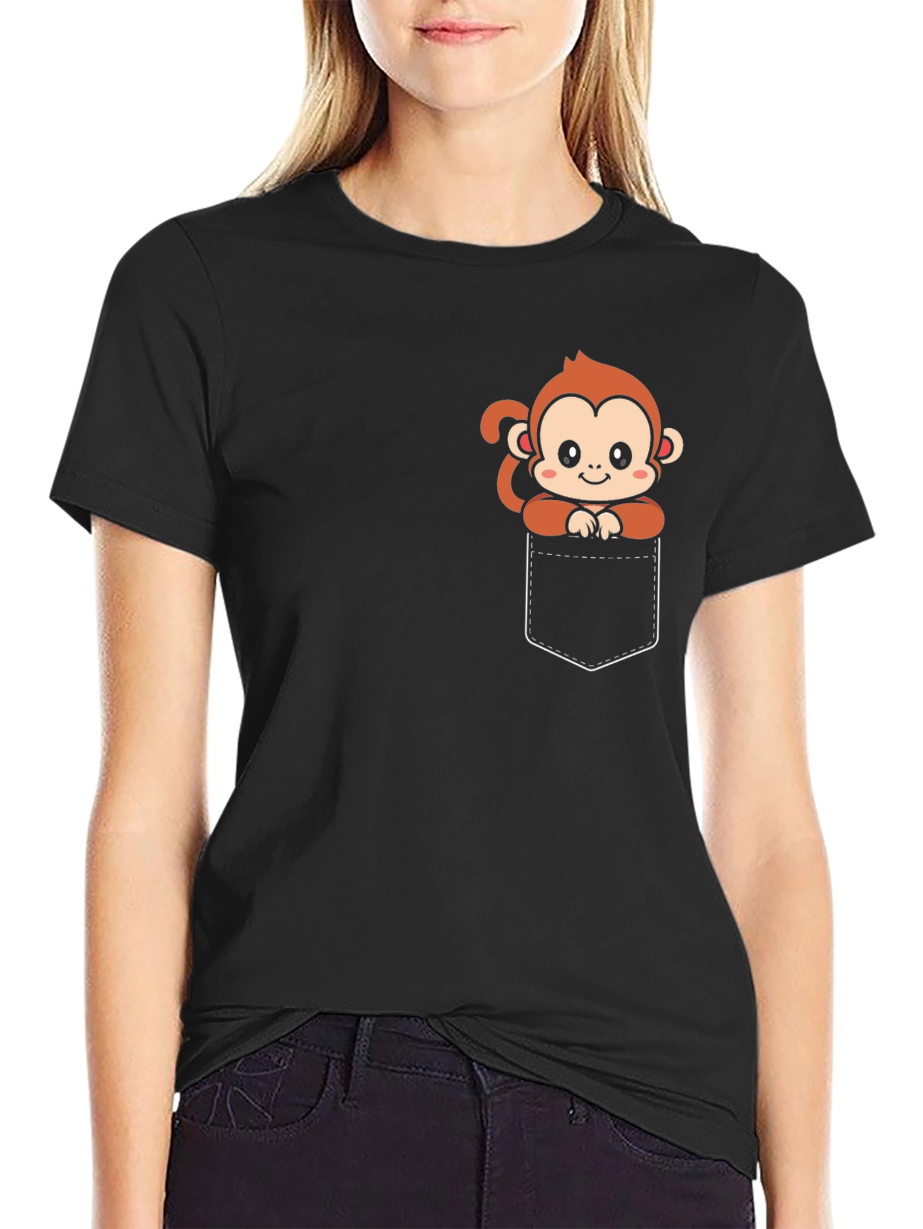Monkey Pocket Graphic Tee