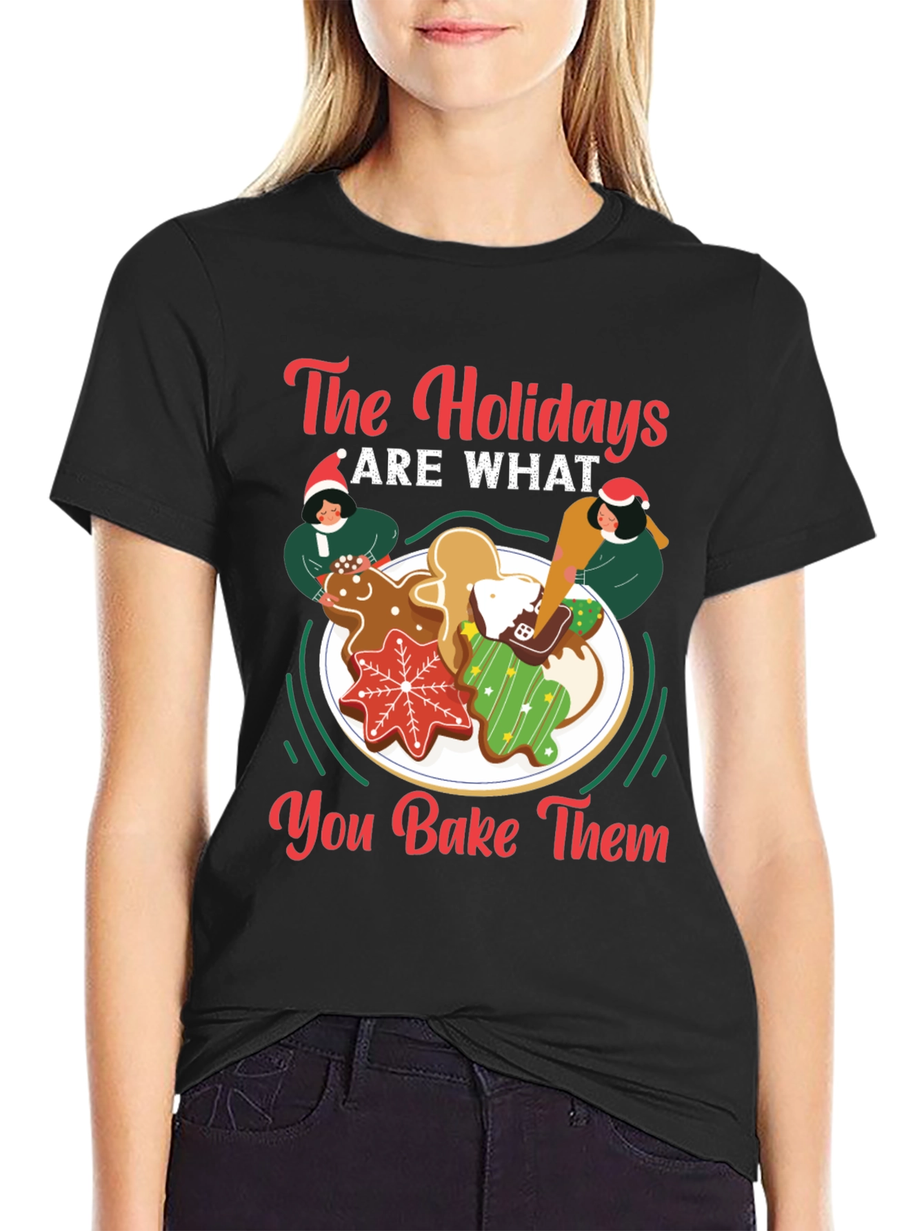 Holiday Baking T-Shirt - Gingerbread Theme