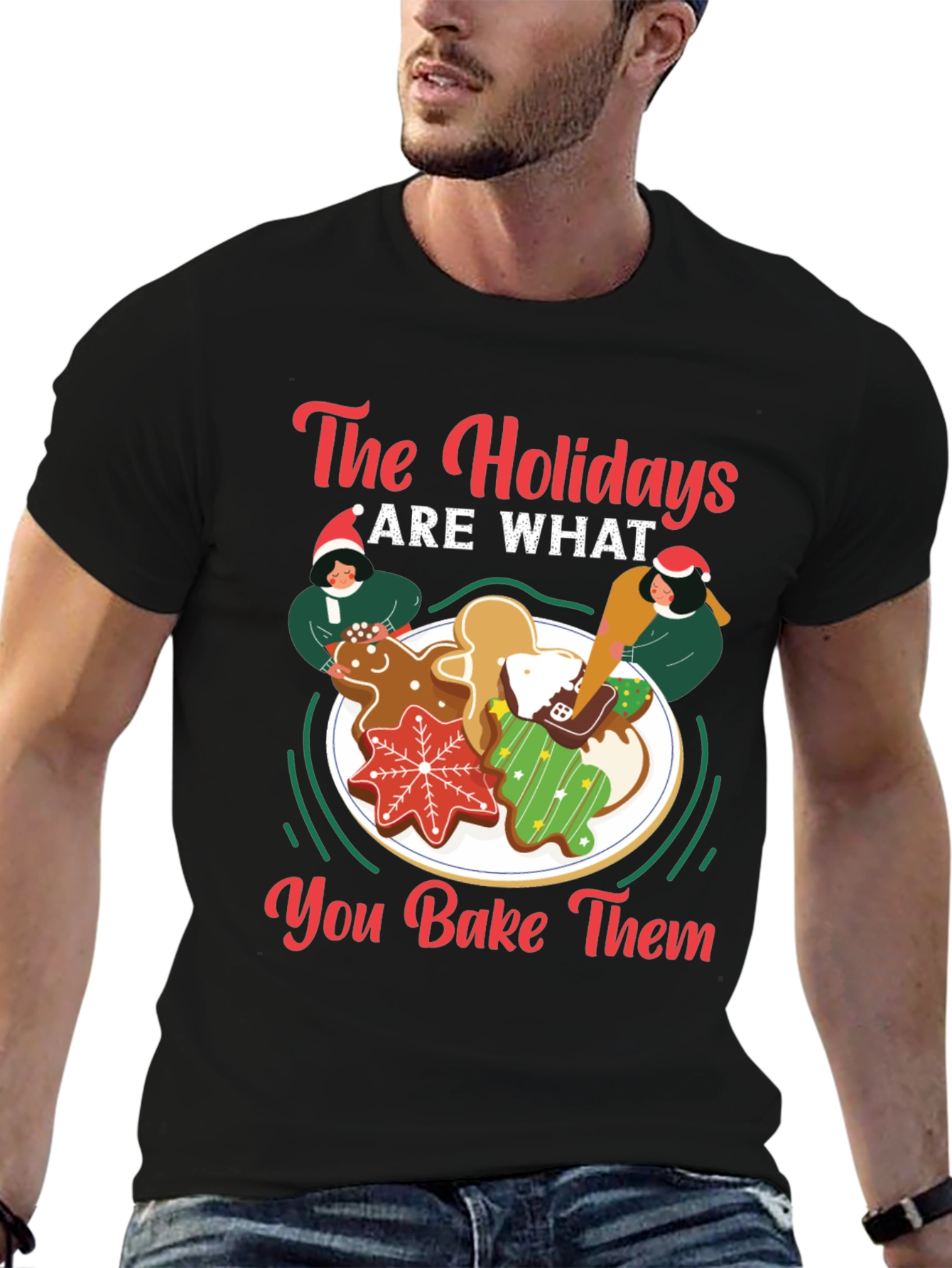 Holiday Baking T-Shirt - Gingerbread Theme