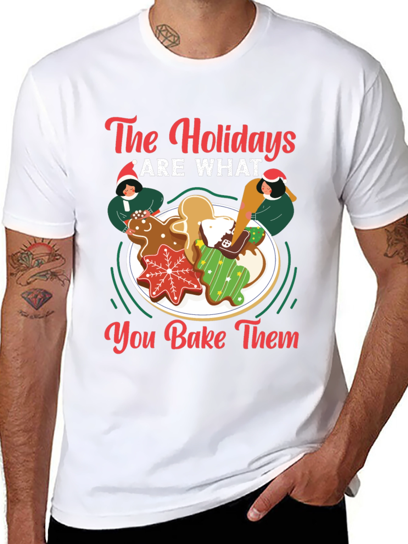 Holiday Baking T-Shirt - Gingerbread Theme
