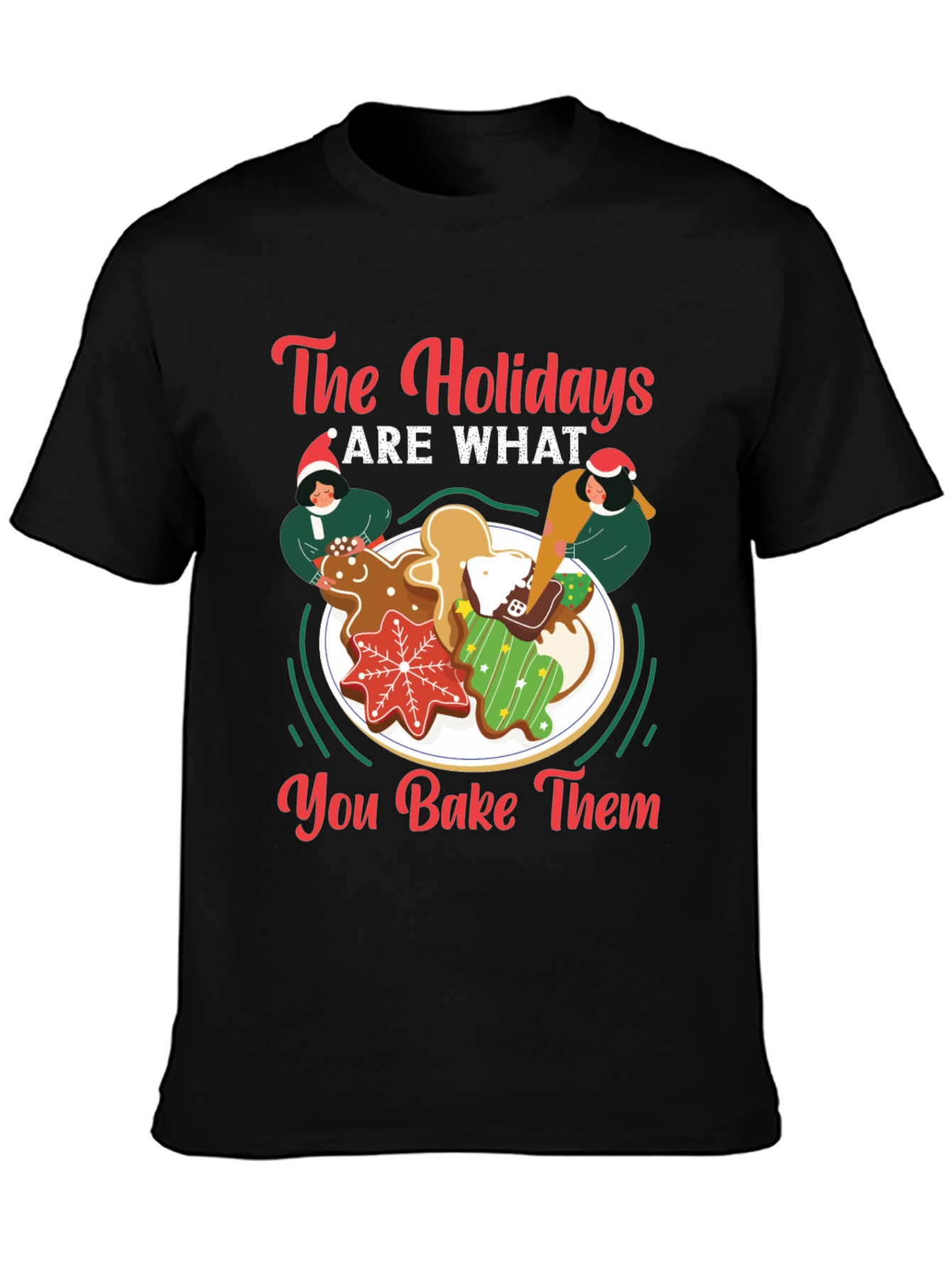 Holiday Baking T-Shirt - Gingerbread Theme